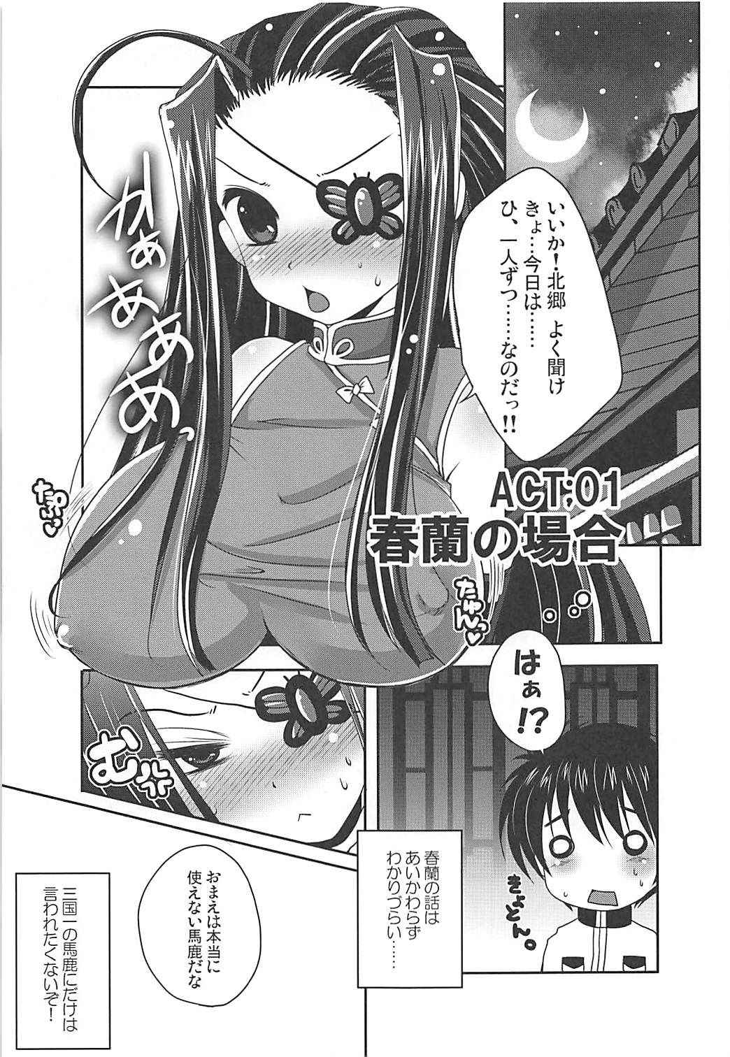 (C81) [Usubeniya (Usubeni Sakurako)] Tamani wa Hitori zutsu Aishite moraou ka (Koihime Musou)