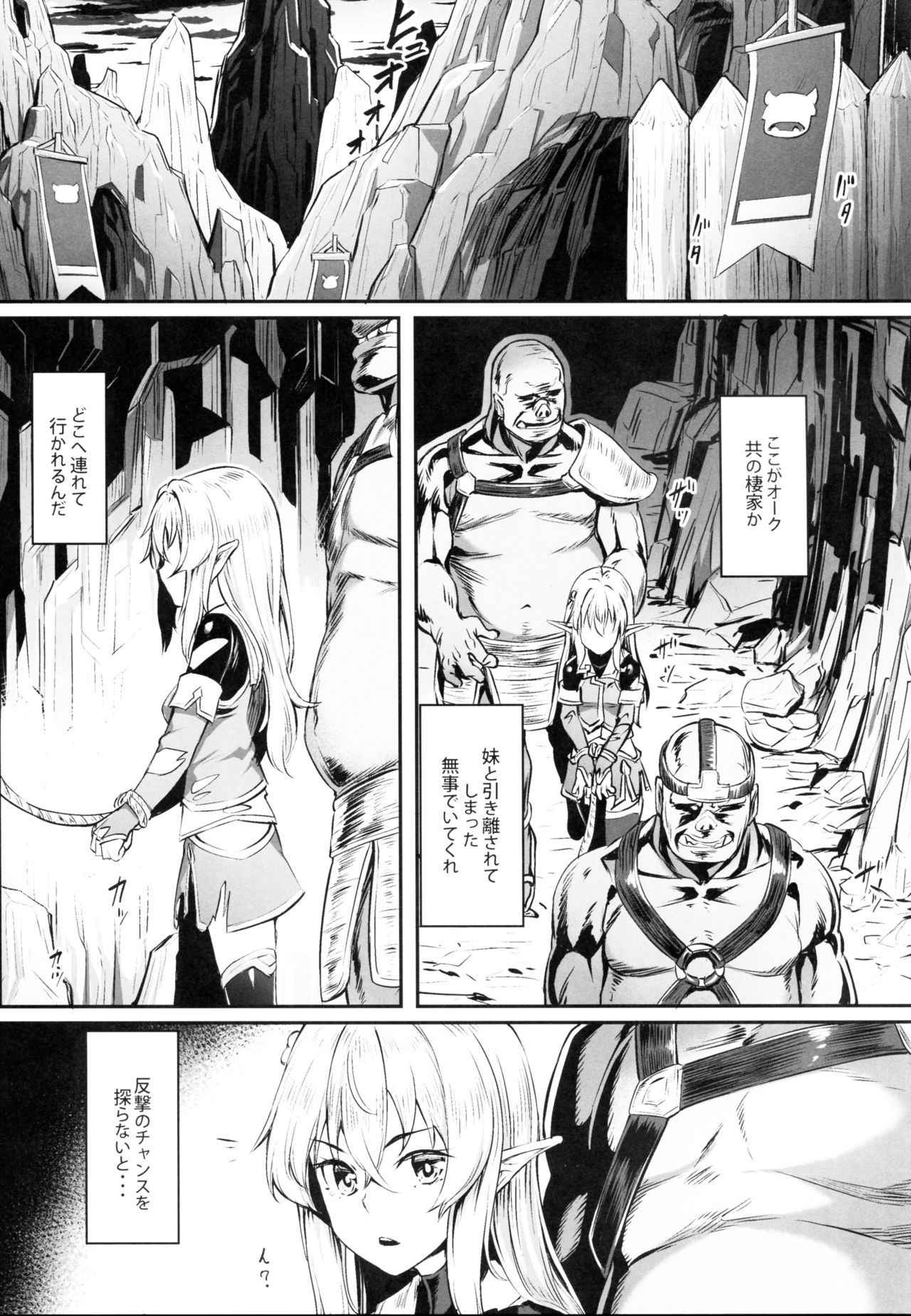 (COMIC1☆13) [Area14 (Kasei)] Orc ni Torawareta Elf wa