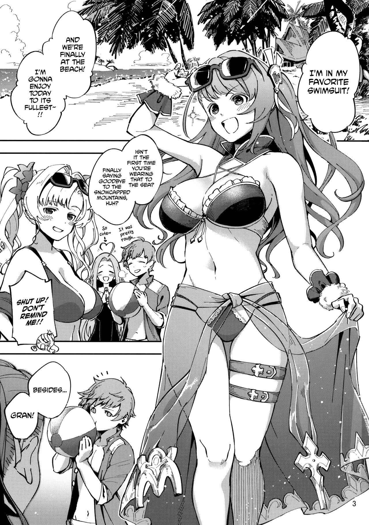 (CT31) [Haraheridou (Herio)] Bea ga Mizugi ni Kigaetara | When Bea Puts On Her Swimsuit (Granblue Fantasy) [English] [Redlantern]