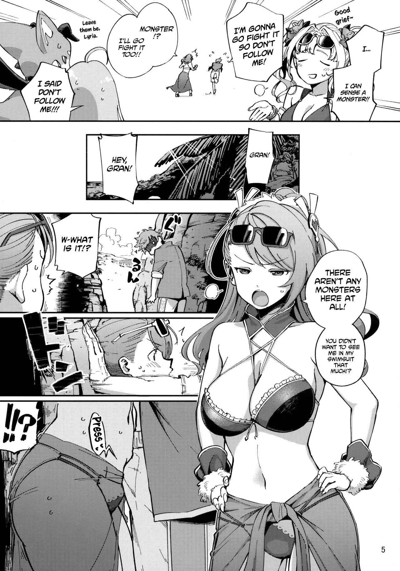 (CT31) [Haraheridou (Herio)] Bea ga Mizugi ni Kigaetara | When Bea Puts On Her Swimsuit (Granblue Fantasy) [English] [Redlantern]