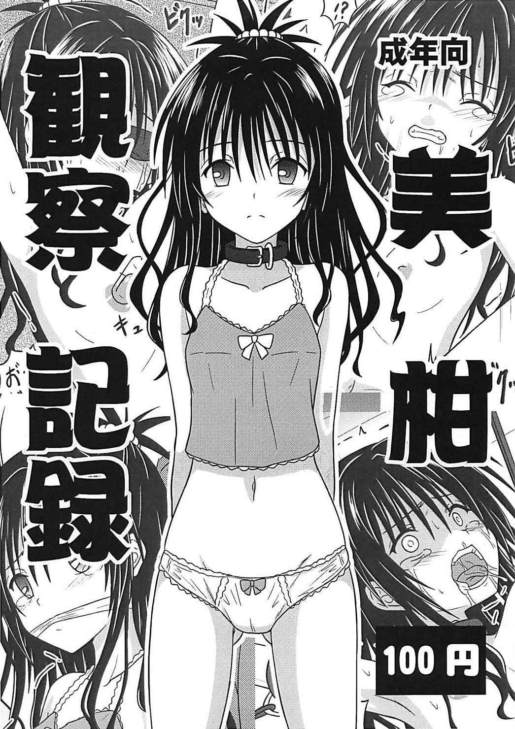 (COMIC1☆13) [Chi-Ra-Rhyzhm (Hidaka Toworu)] Mikan Kansatsu Kiroku (To LOVE-Ru) [Chinese] [琴叶汉化]