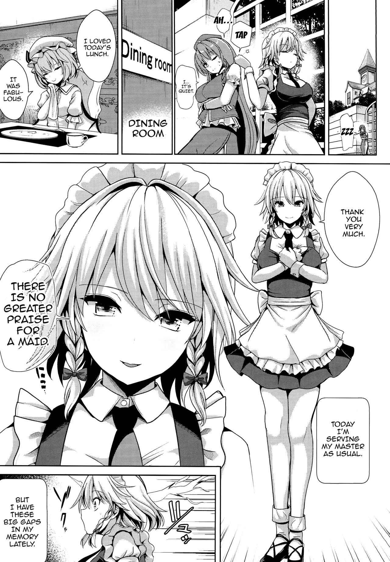 (C93) [Haitokukan (Haitokukan)] Touhou TSF 3 Sakuya ni Hyoui | Touhou TSF 3 Posessed By Sakuya (Touhou Project) [English] [Doujins.com]