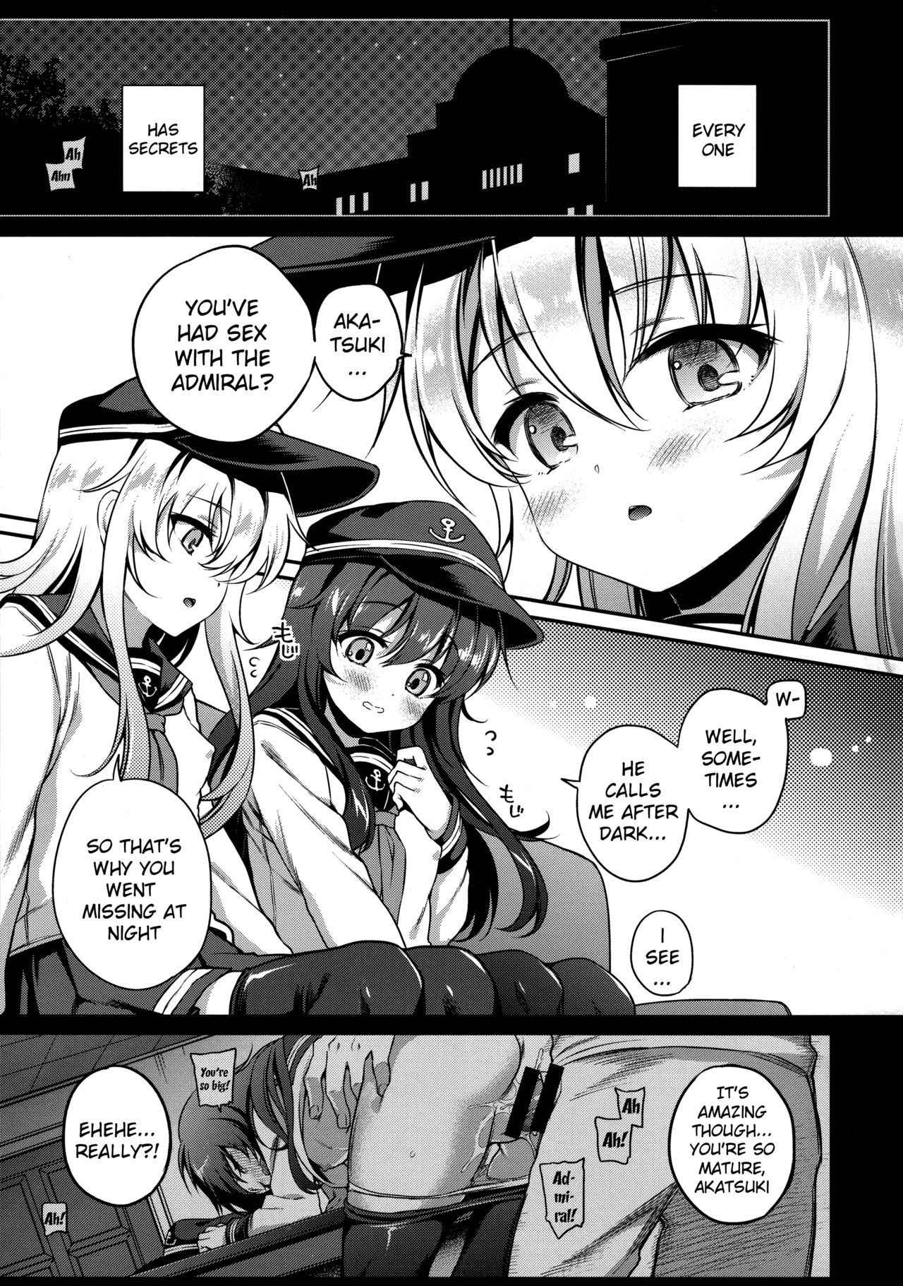 (C91) [K+W (sasachinn)] Hibiki no Himegoto (Kantai Collection -KanColle-) [English] [Doujins.com]