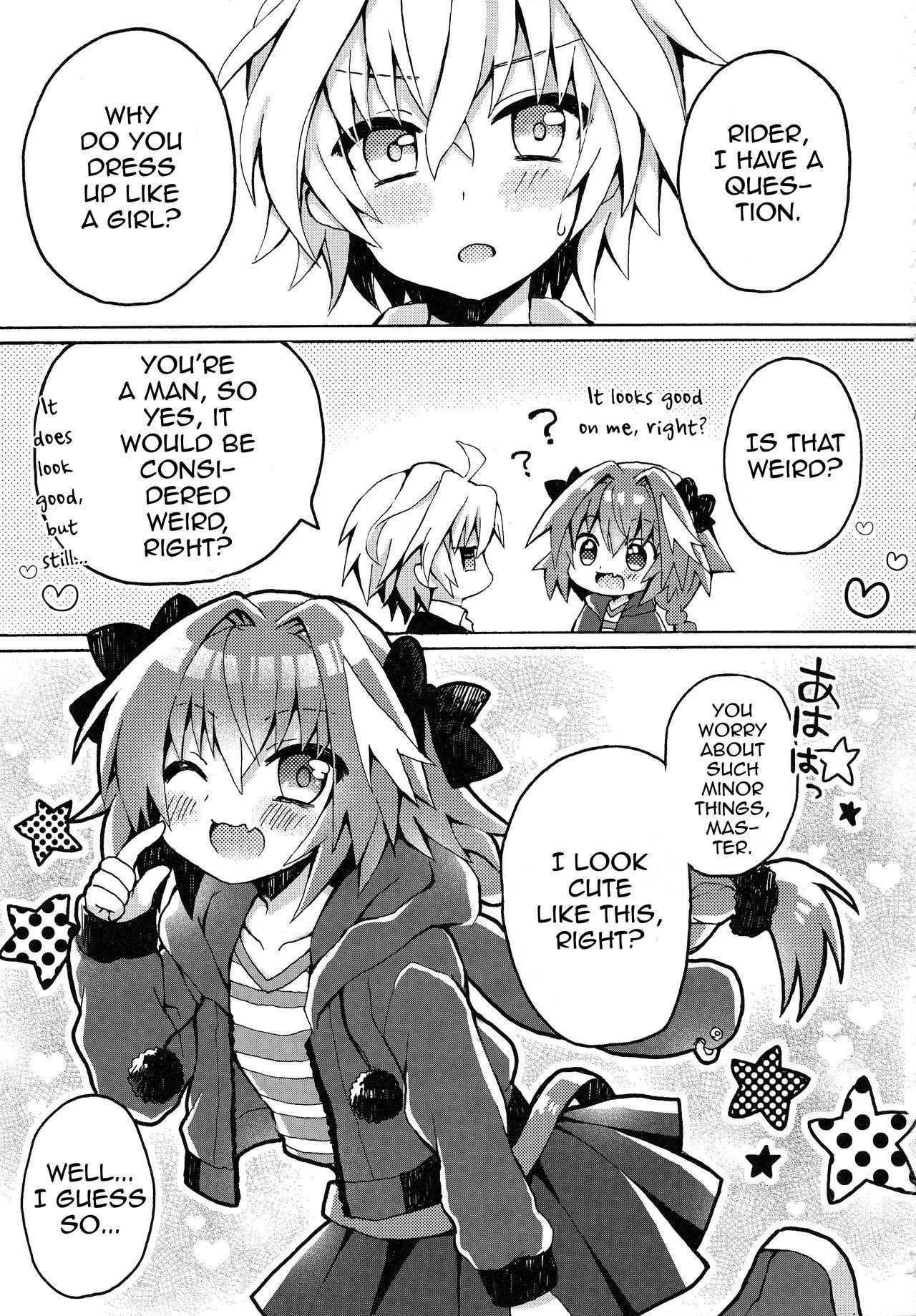 (COMIC1☆13) [cc (Chonko)] Motto Astolfo-kun to Master ga Ecchi Suru Hon (Fate Apocrypha) [English] [mysterymeat3]