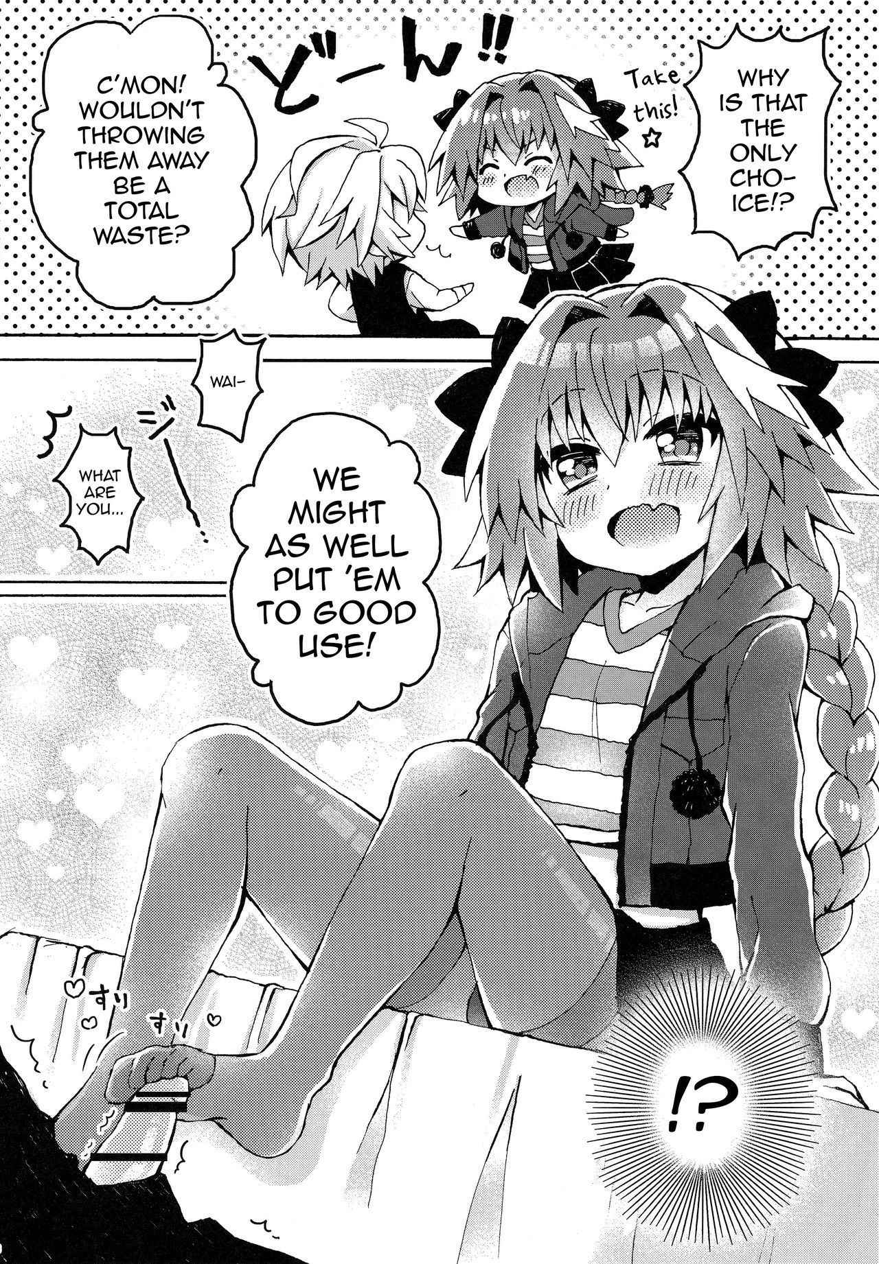 (COMIC1☆13) [cc (Chonko)] Motto Astolfo-kun to Master ga Ecchi Suru Hon (Fate Apocrypha) [English] [mysterymeat3]