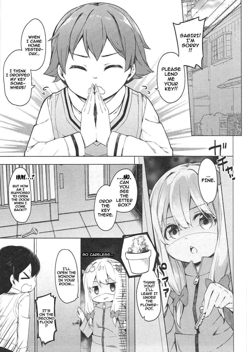 (SC2017 Summer) [Kaname (Siina Yuuki)] Yatta ne Sagiri-chan Shiryou ga Fueru ne! | We Did It. Sagiri-chan's Materials Are Increasing, Huh! (Eromanga Sensei) [English] [Doujins.com]