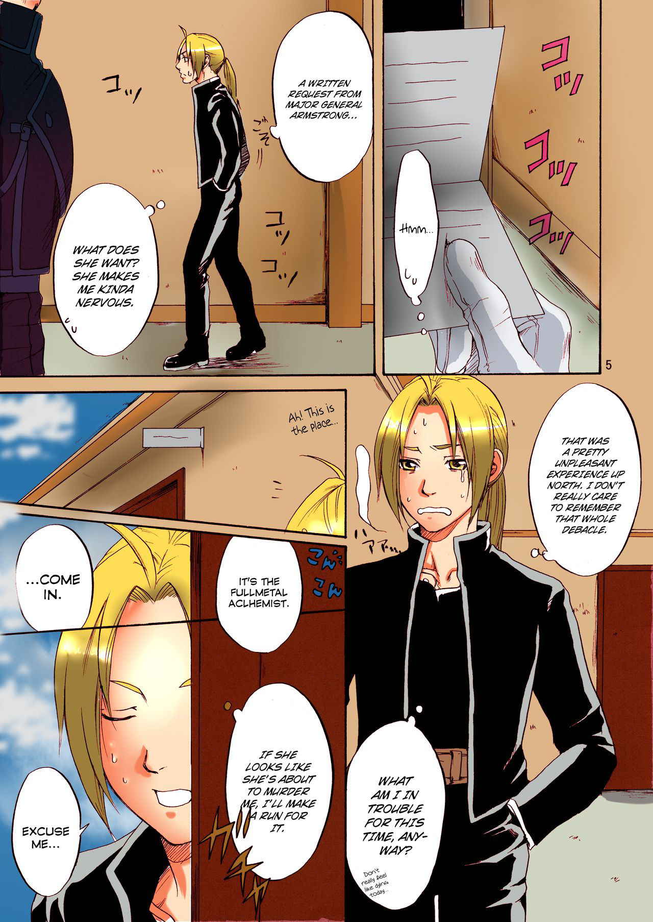 (C74) [R55 Kyouwakoku (Kuroya Kenji)] SOIX 3 (Fullmetal Alchemist) [English] [Chocolate] [Colorized]