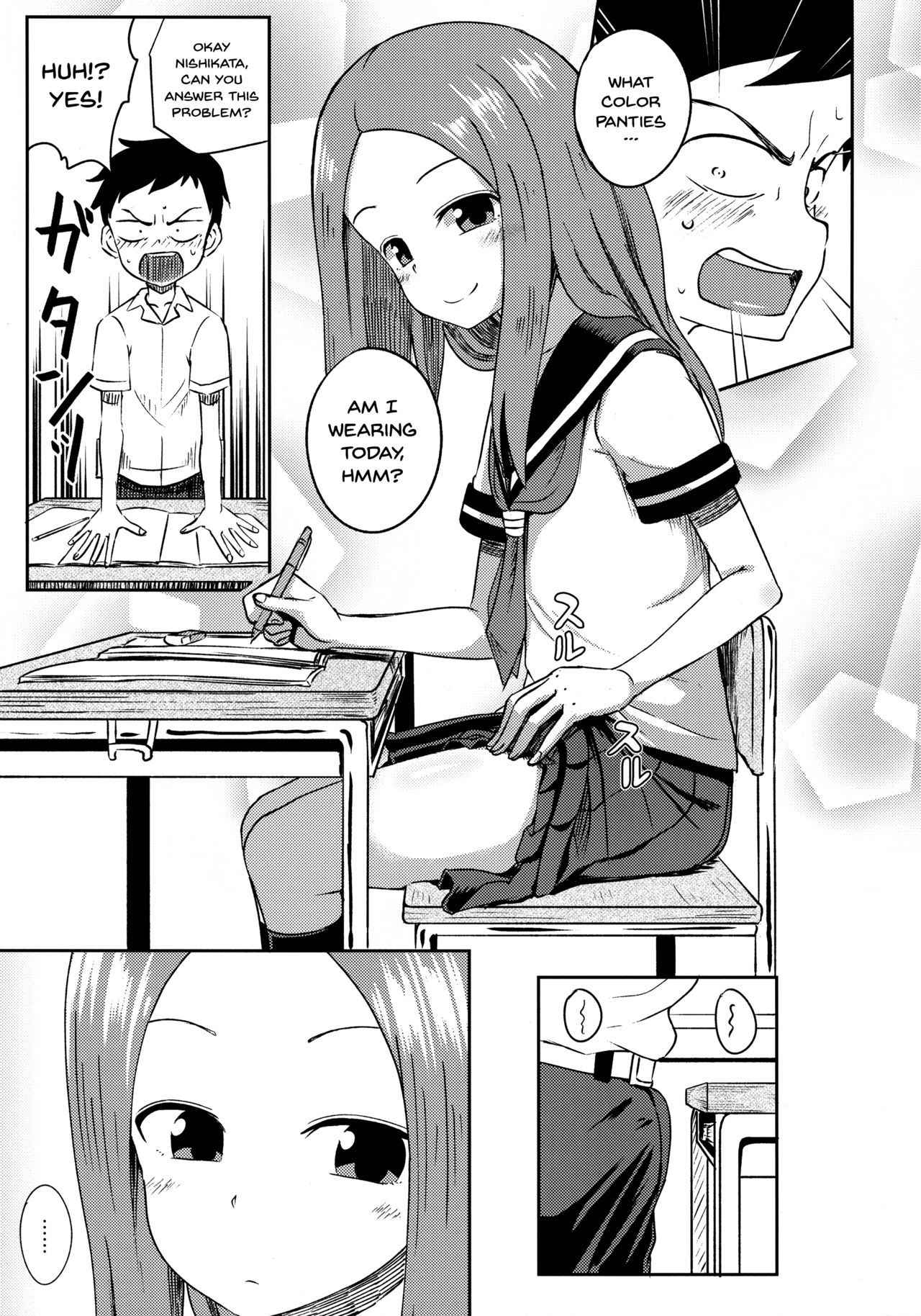 (SC2018 Spring) [Tonkotsu Fuumi (Poncocchan)] Takagi-san escalate (Karakai Jouzu no Takagi-san) [English] [Doujins.com]