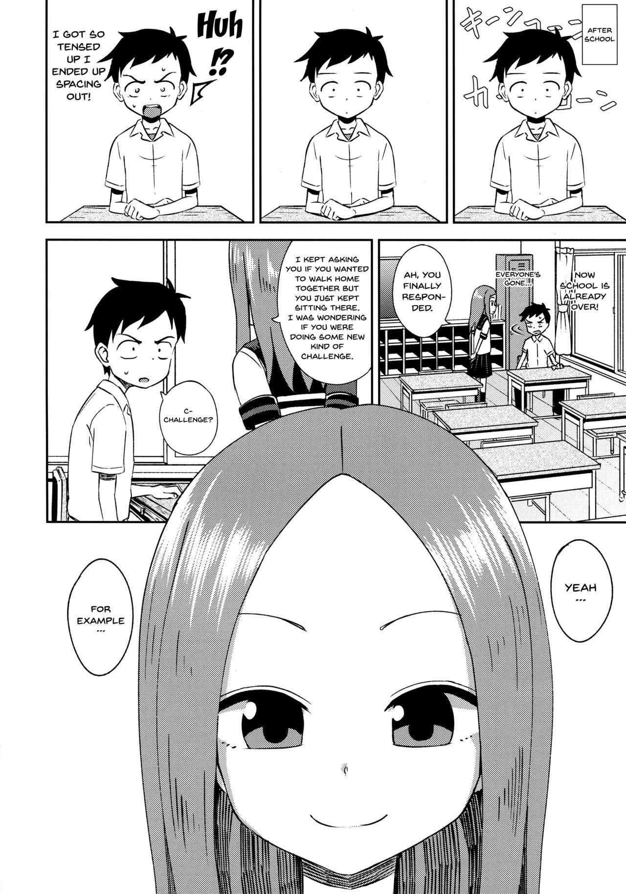 (SC2018 Spring) [Tonkotsu Fuumi (Poncocchan)] Takagi-san escalate (Karakai Jouzu no Takagi-san) [English] [Doujins.com]