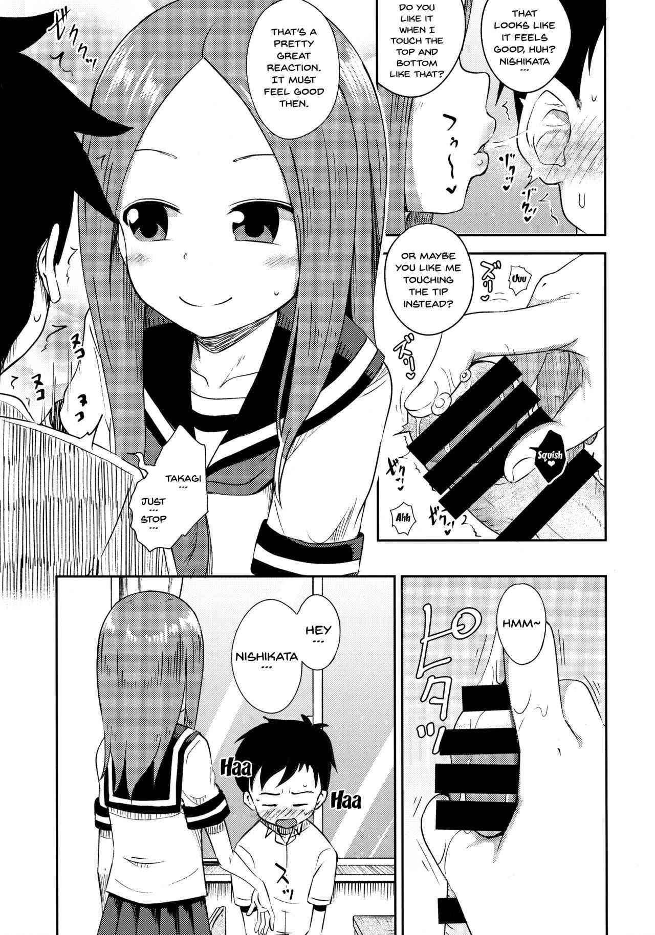 (SC2018 Spring) [Tonkotsu Fuumi (Poncocchan)] Takagi-san escalate (Karakai Jouzu no Takagi-san) [English] [Doujins.com]