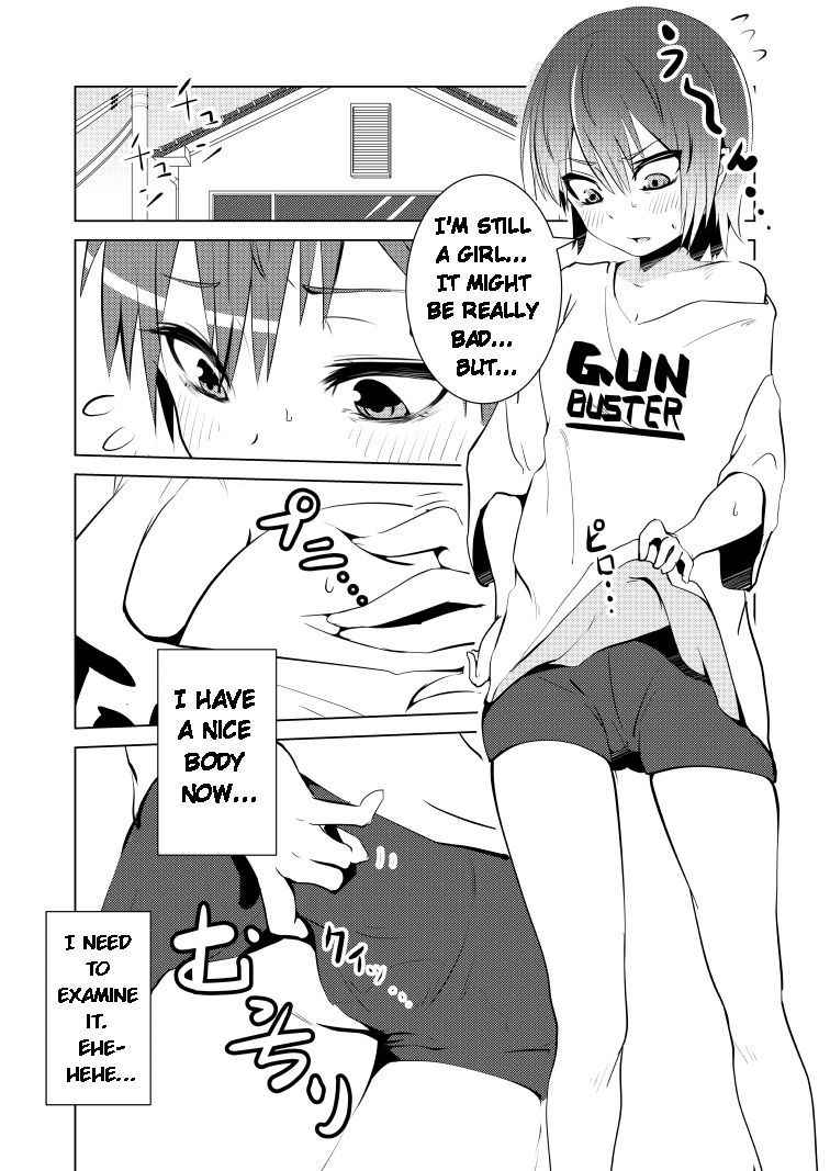 [Isofura (Poriuretan)] Nyotai na Ore to Osananajimi | Having a Woman's Body With My Childhood Friend [English] [Doujins.com]