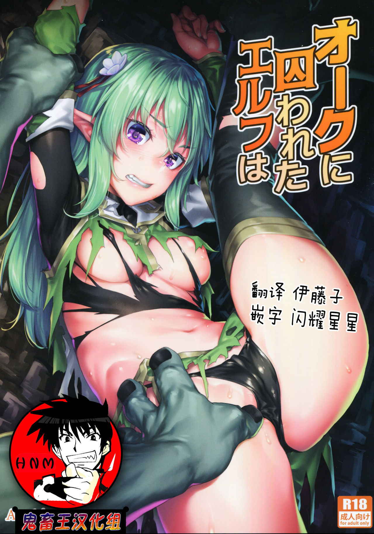 (COMIC1☆13) [Area14 (Kasei)] Orc ni Torawareta Elf wa [Chinese] [鬼畜王汉化组]