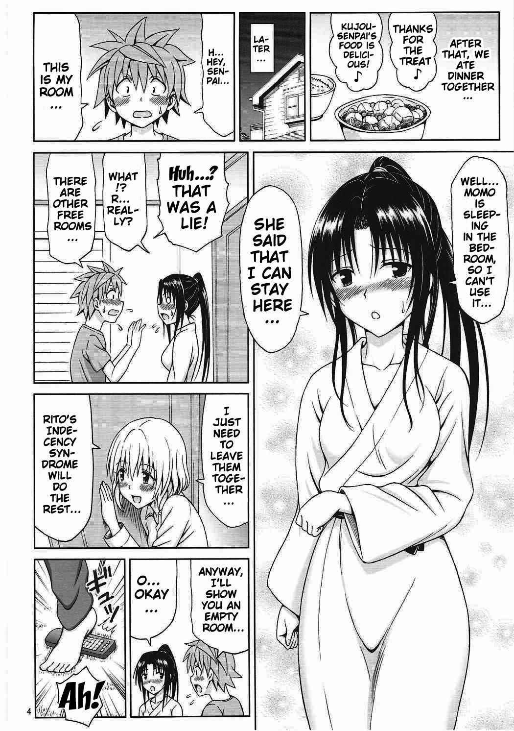 (COMIC1☆8) [Brain Dead (Eiji)] Kujou Senpai no Osasoi wa Kotowarenai! | I Can't Refuse An Invitation From Kujou Senpai (To LOVE-Ru Darkness) [English] [Doujins.com]