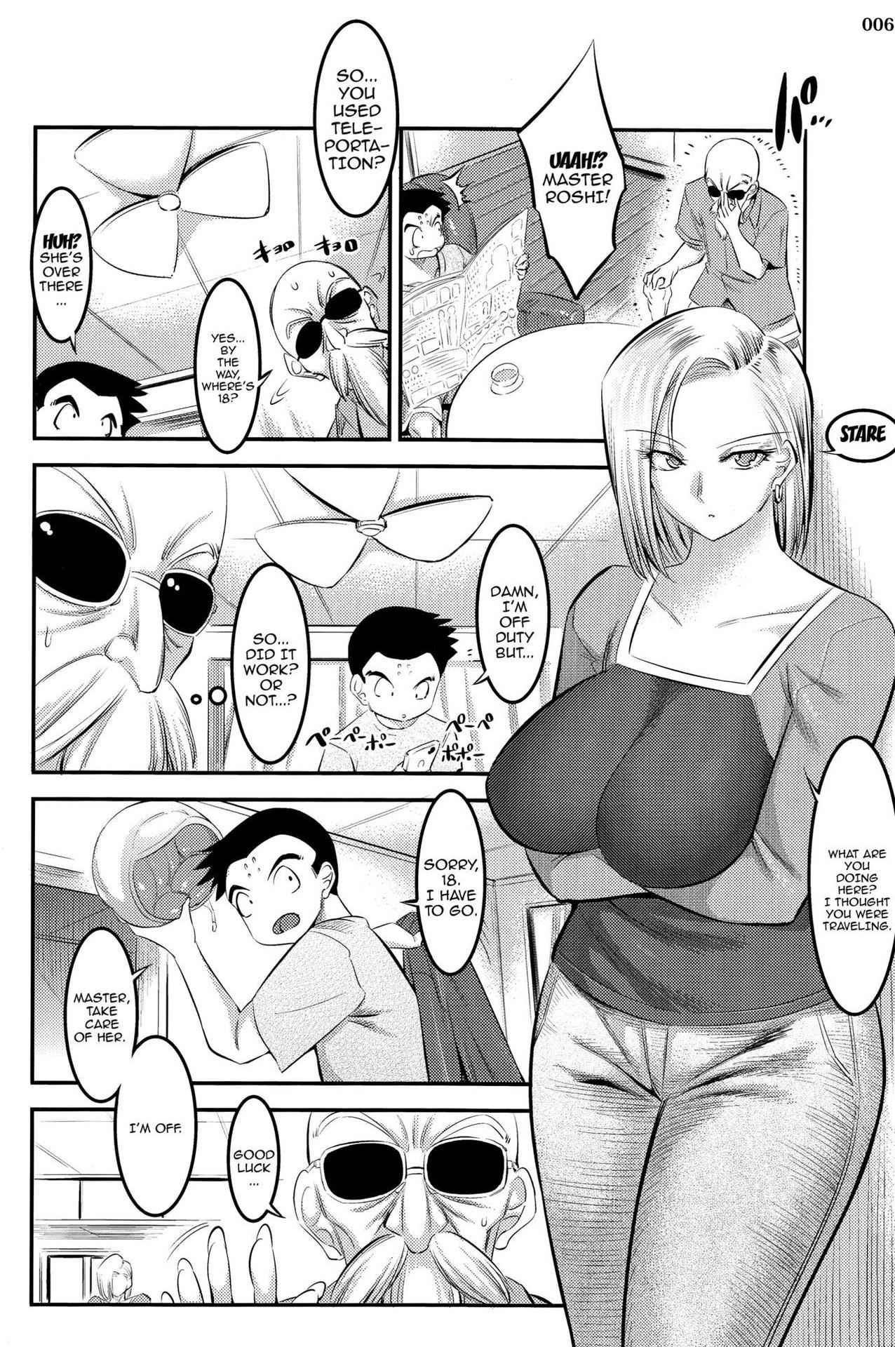 (C92) [Kaientai (Shuten Douji)] A Story About How Android 18 Squeezes Me Dry Everyday (Dragon Ball Z) [English] [Doujins.com]