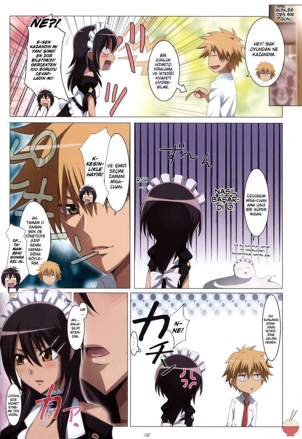 (C79) [Yowatari Kouba (Jet Yowatari)] Meid in Maid-sama! (Kaichou wa Maid-sama!) [Turkish] [ECCHİF42]