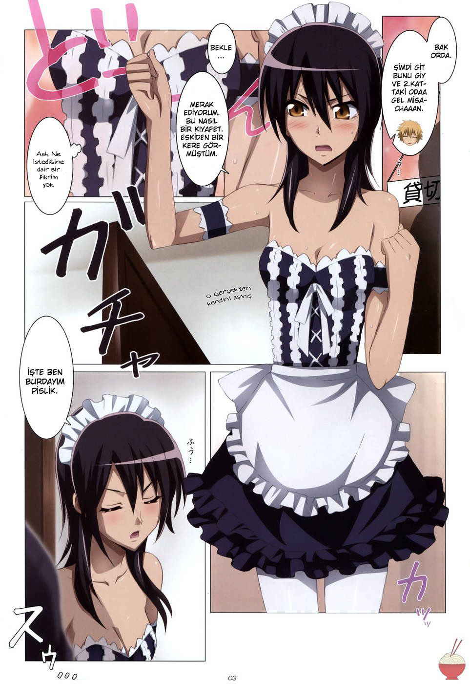 (C79) [Yowatari Kouba (Jet Yowatari)] Meid in Maid-sama! (Kaichou wa Maid-sama!) [Turkish] [ECCHİF42]