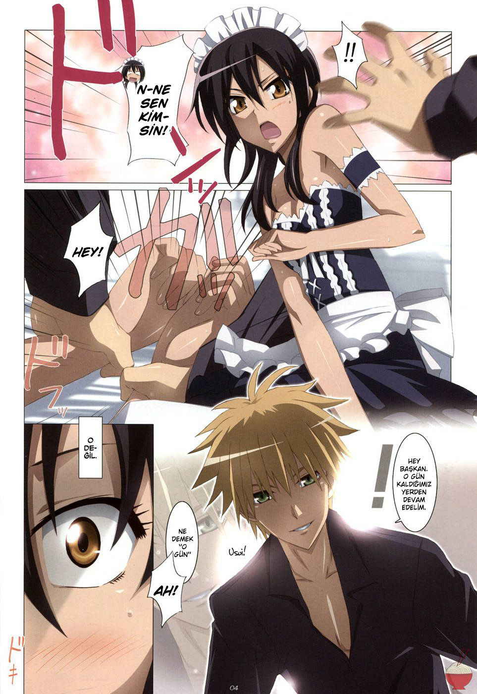 (C79) [Yowatari Kouba (Jet Yowatari)] Meid in Maid-sama! (Kaichou wa Maid-sama!) [Turkish] [ECCHİF42]