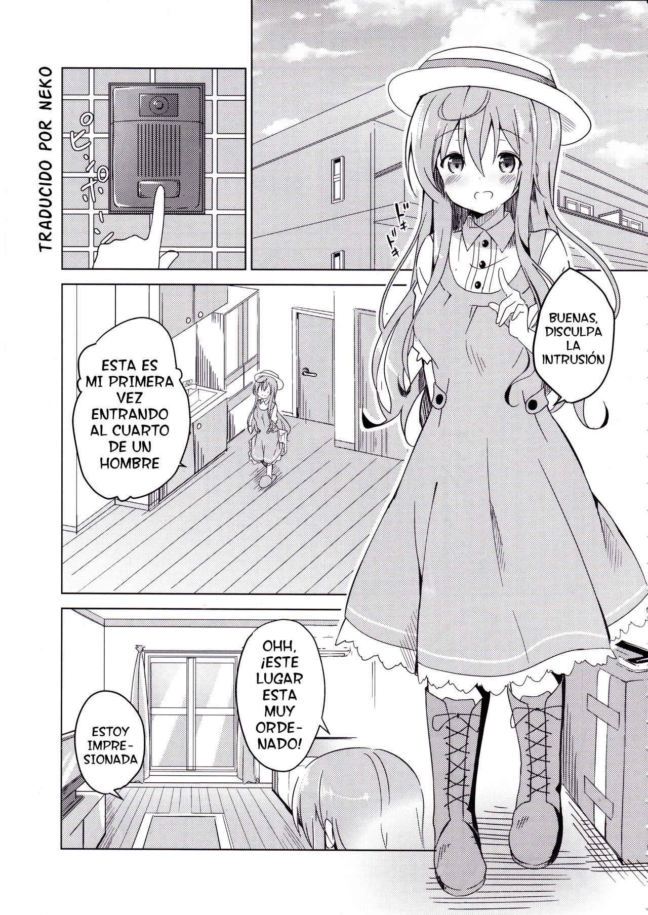 (COMIC1☆10) [Sekine (Sekine Hajime)] Gochuumon no Mocha desu | The Order is Mocha (Gochuumon wa Usagi Desu ka?) [Spanish] (Neko47834)