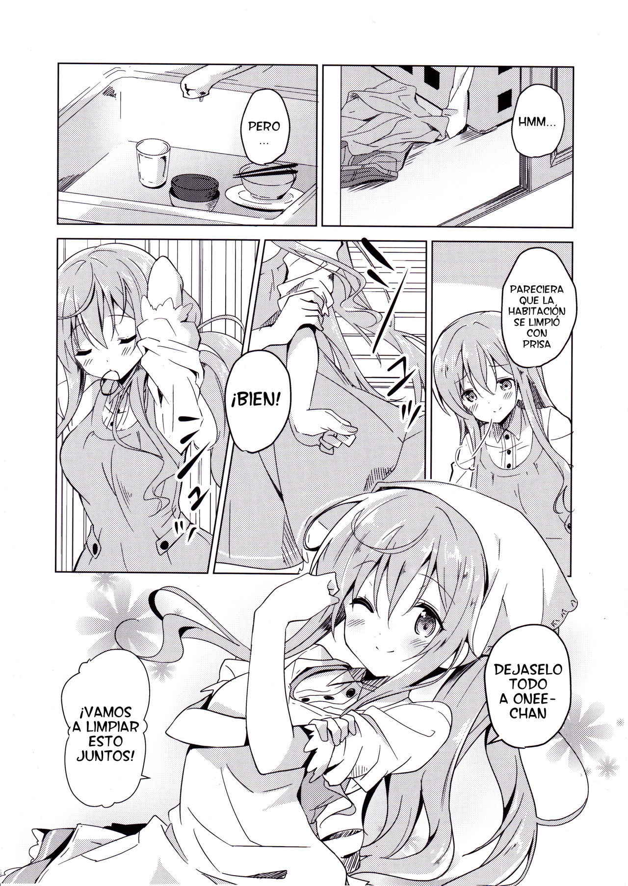 (COMIC1☆10) [Sekine (Sekine Hajime)] Gochuumon no Mocha desu | The Order is Mocha (Gochuumon wa Usagi Desu ka?) [Spanish] (Neko47834)