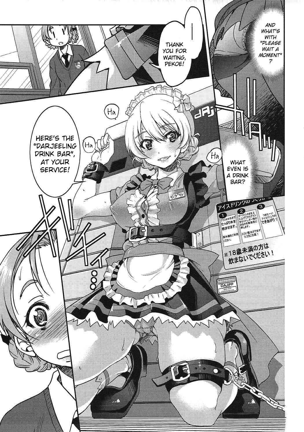 (COMIC1☆11) [Ponyfarm (Inoue Yoshihisa)] Darjeeling-sama no Drink Bar | Darjeeling-sama's Drink Bar (Girls und Panzer) [English] [CrowKarasu]