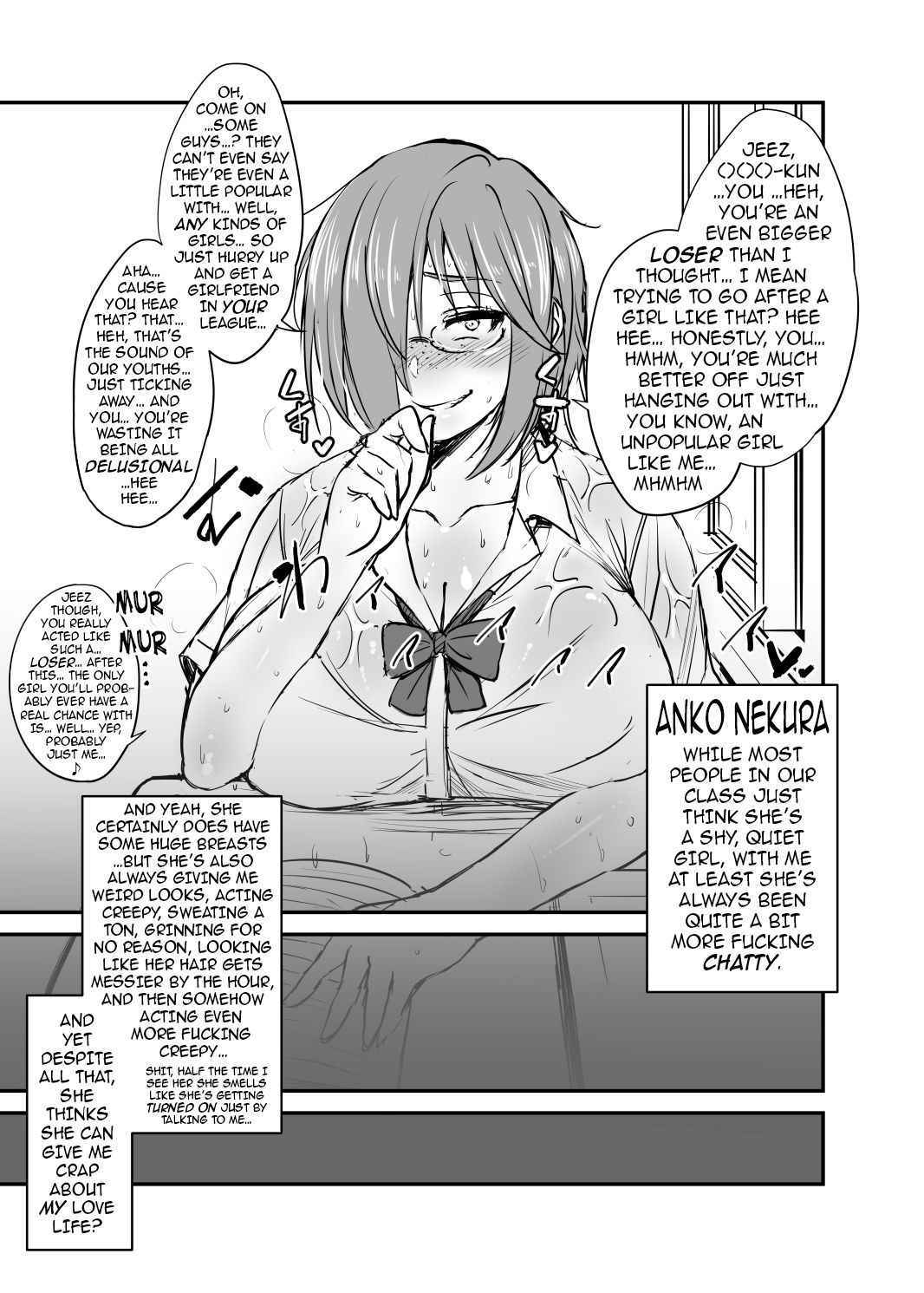 [Korotsuke] Nekura Megane ♀ | The Creepy Glasses Girl [English] [Ongoing] {darknight}