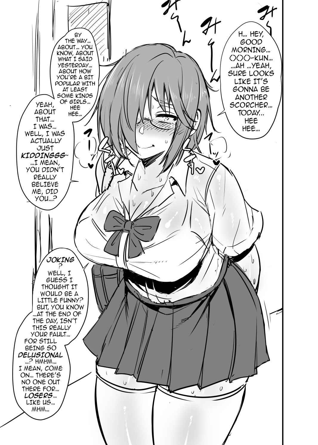 [Korotsuke] Nekura Megane ♀ | The Creepy Glasses Girl [English] [Ongoing] {darknight}