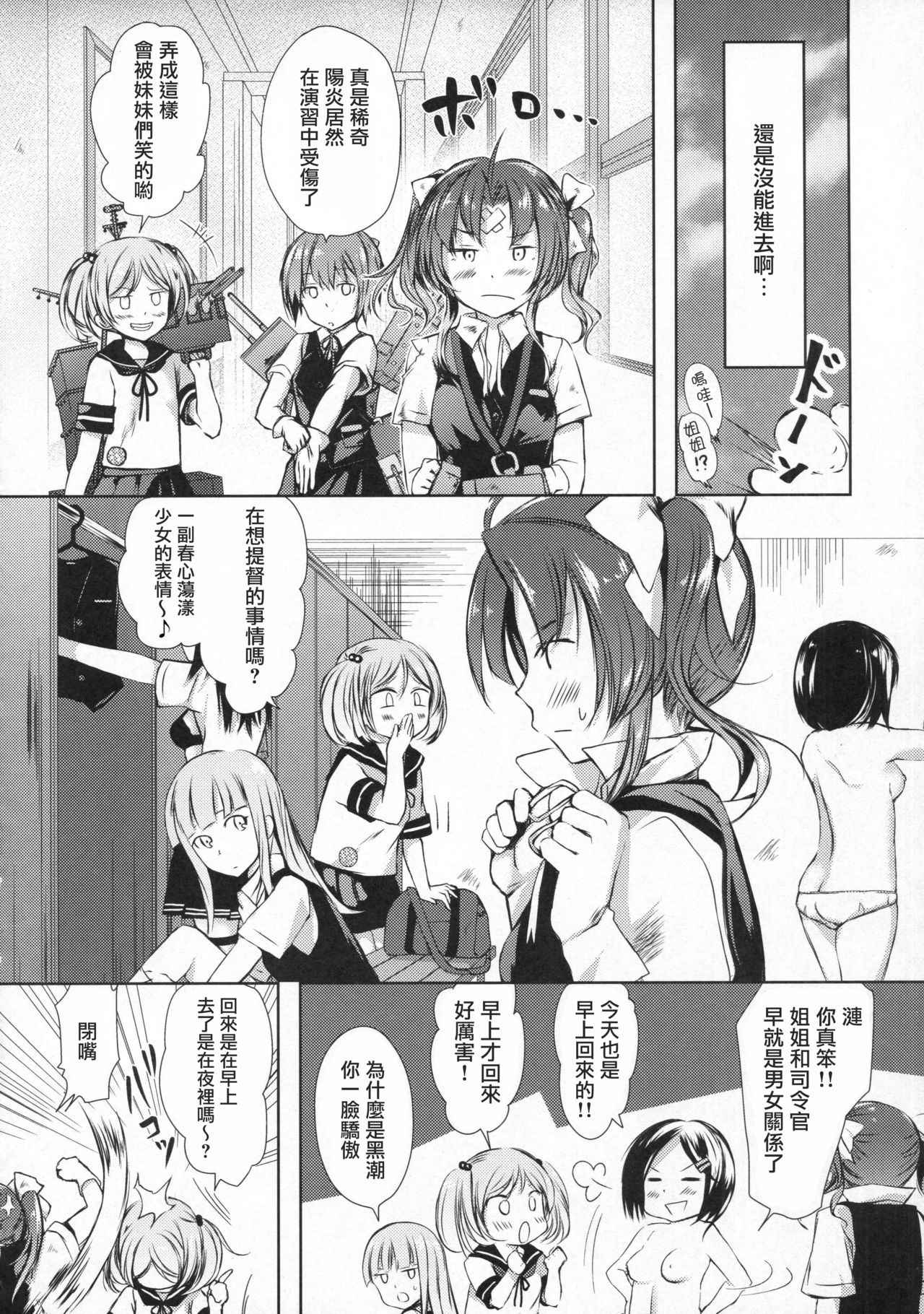 (Houraigekisen! Yo-i! 29Senme) [Fighting Peroriina (Miyuki Yaya)] Binkan Spats Frustration (Kantai Collection -KanColle-) [Chinese] [咕咕汉化]