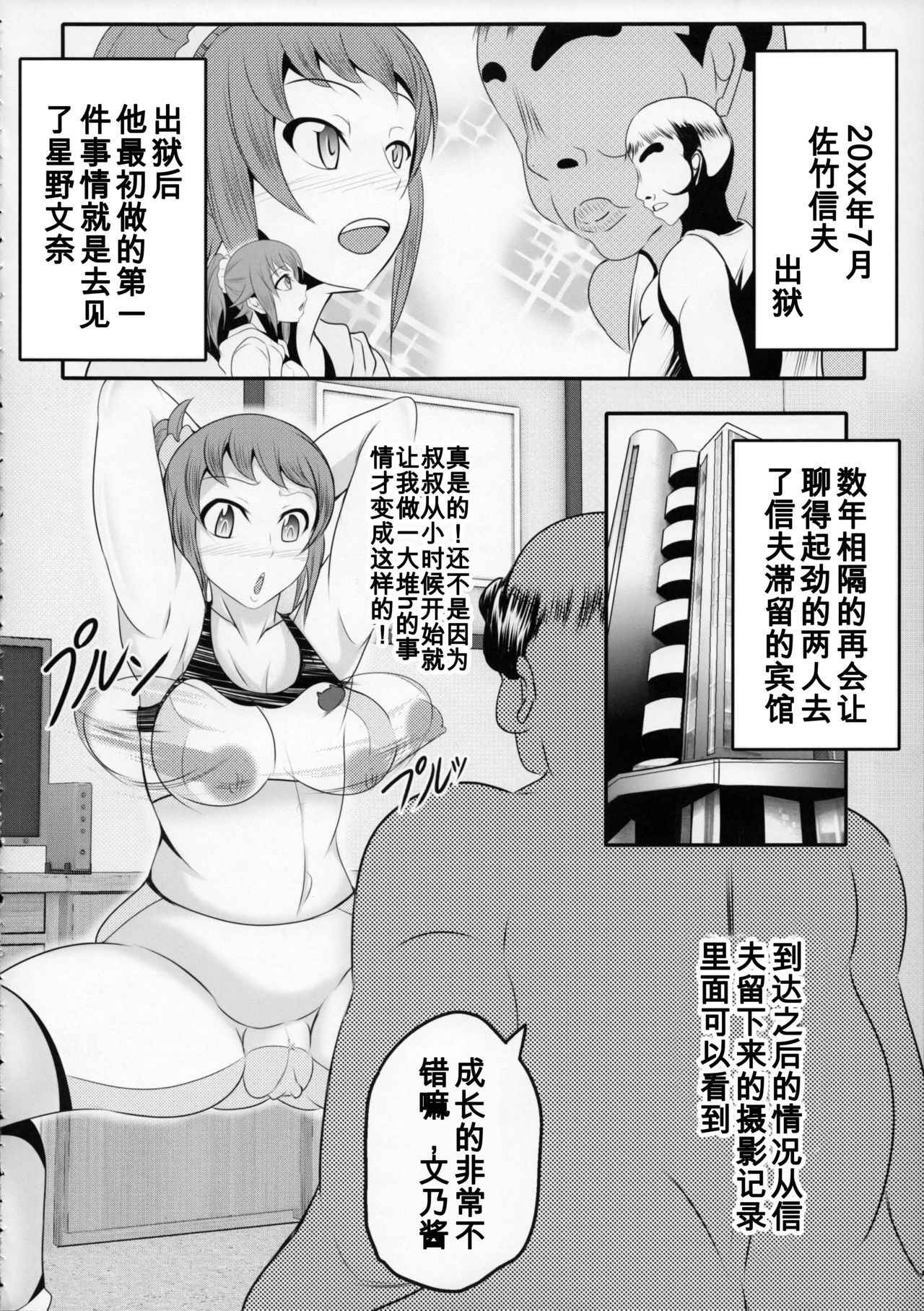 (C88) [Bitch Bokujou (Sandaime Bokujou Nushi Kiryuu Kazumasa)] Gunpla Oji-san ~Build Report~ (Gundam Build Fighters Try)[Chinese] [百合勿忘草个人汉化]