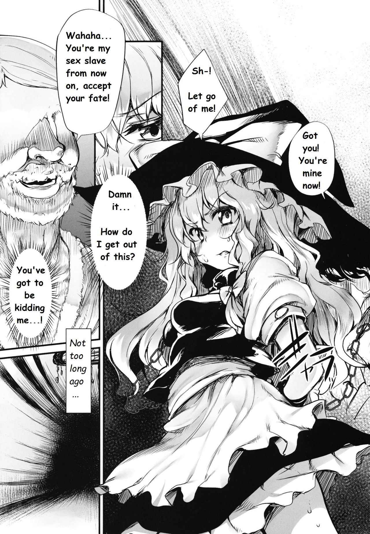 (C81) [Marked-two (Maa-kun)] Marisa wa Taihen na Choukyou o Ukete Shimaimashita (Touhou Project) [English]