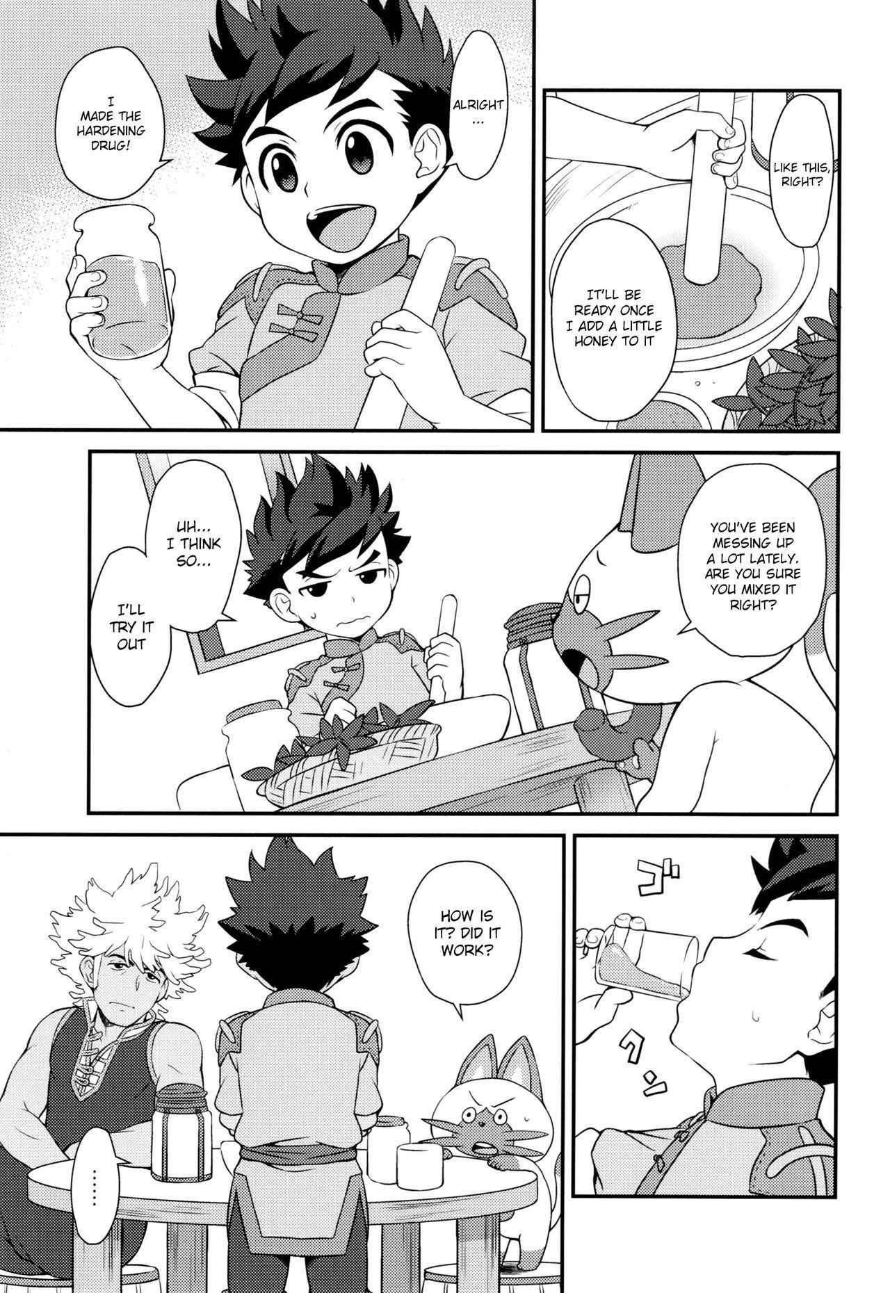 (SPARK12) [Mozuya (Mozuku)] Tadashii Kizuna no Awasekata (Monster Hunter) [English] {Shotachan}