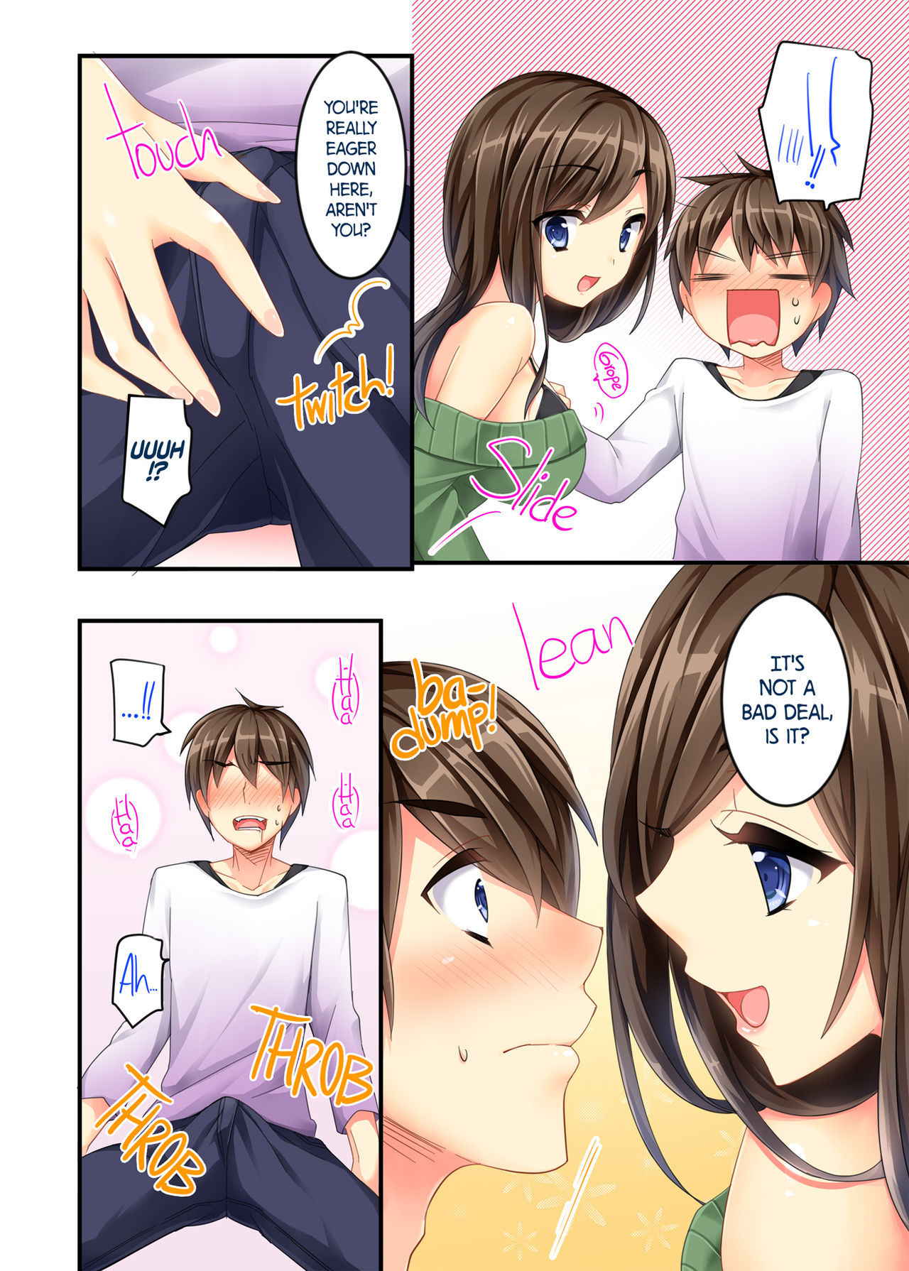 [hlz, Triangle! (Sanom, Uraha)] Uchi no Dame Ane ni Osowarete Tajitaji Nan desu ga!?|My No-good Sister's Overwhelming Seduction Technique!![english][digital] [2d-market] decensored