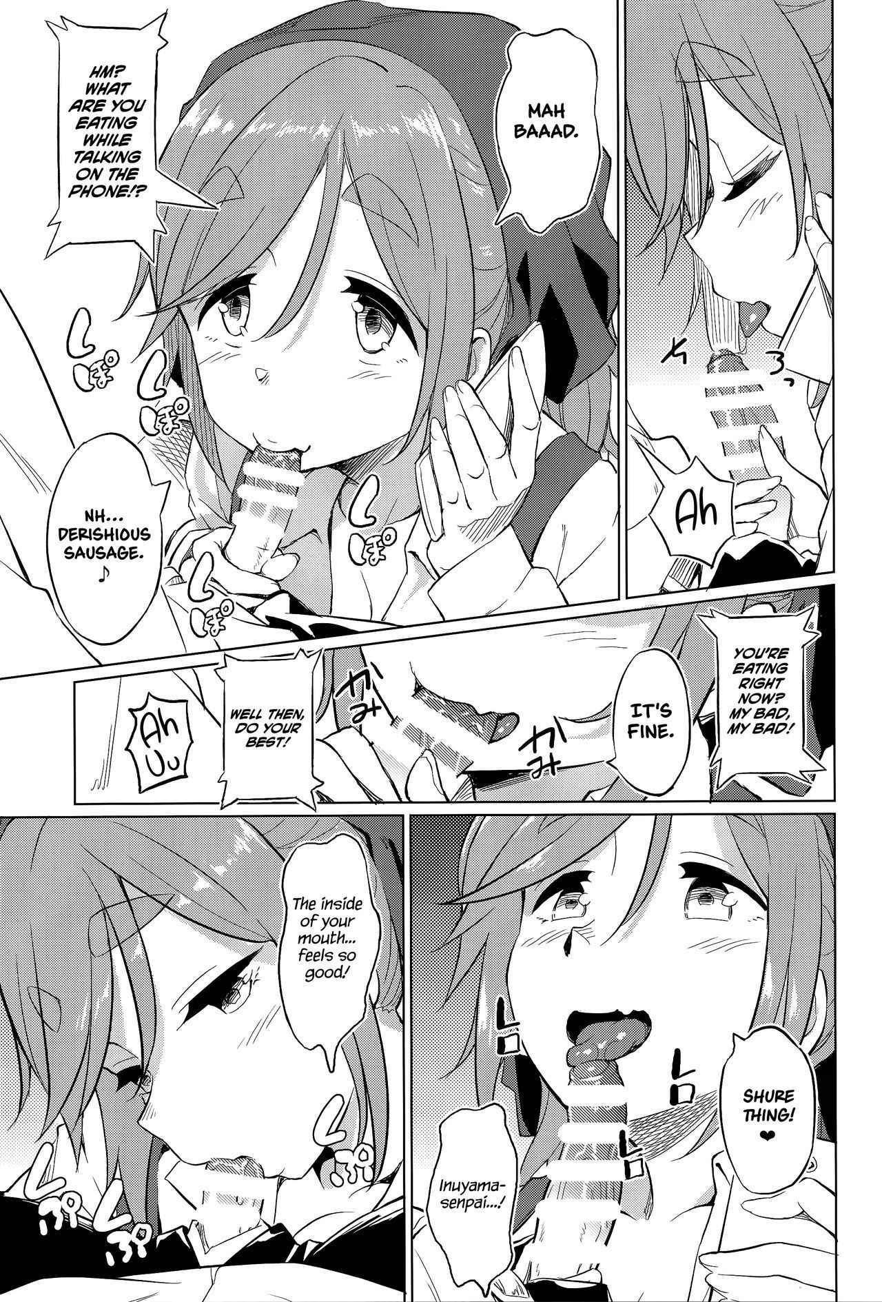 (COMIC1☆13) [AERODOG (inu)] Ecchi na Inuyama Senpai | Naughty Inuyama Senpai (Yuru Camp) [English] [Redlantern]