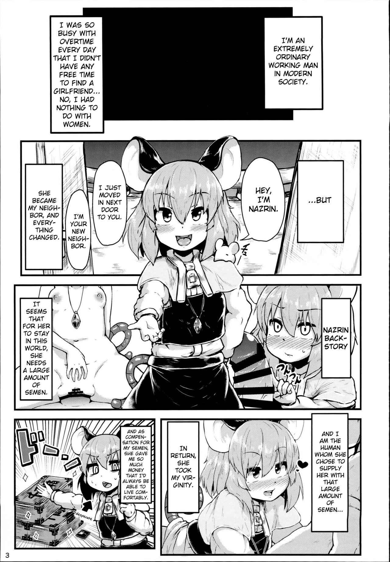 (C93) [Cheese Company (Peso)] Otonari no Nazrin wa Hanshokuki (Touhou Project) [English] [arkngthand]