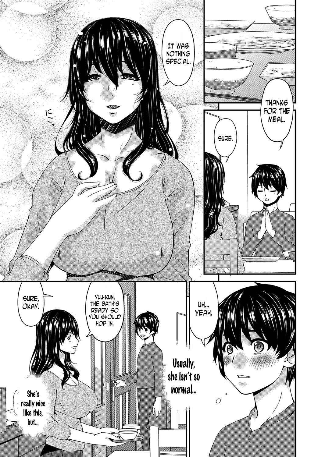 [Bai Asuka] Mikami-kun no Kinshin Jijou #1 "Sono Haha Inran ni Tsuki" | Mikami-kun’s Incestuous Situation Ch. 1 (COMIC Magnum Vol. 107) [English] [N04H]