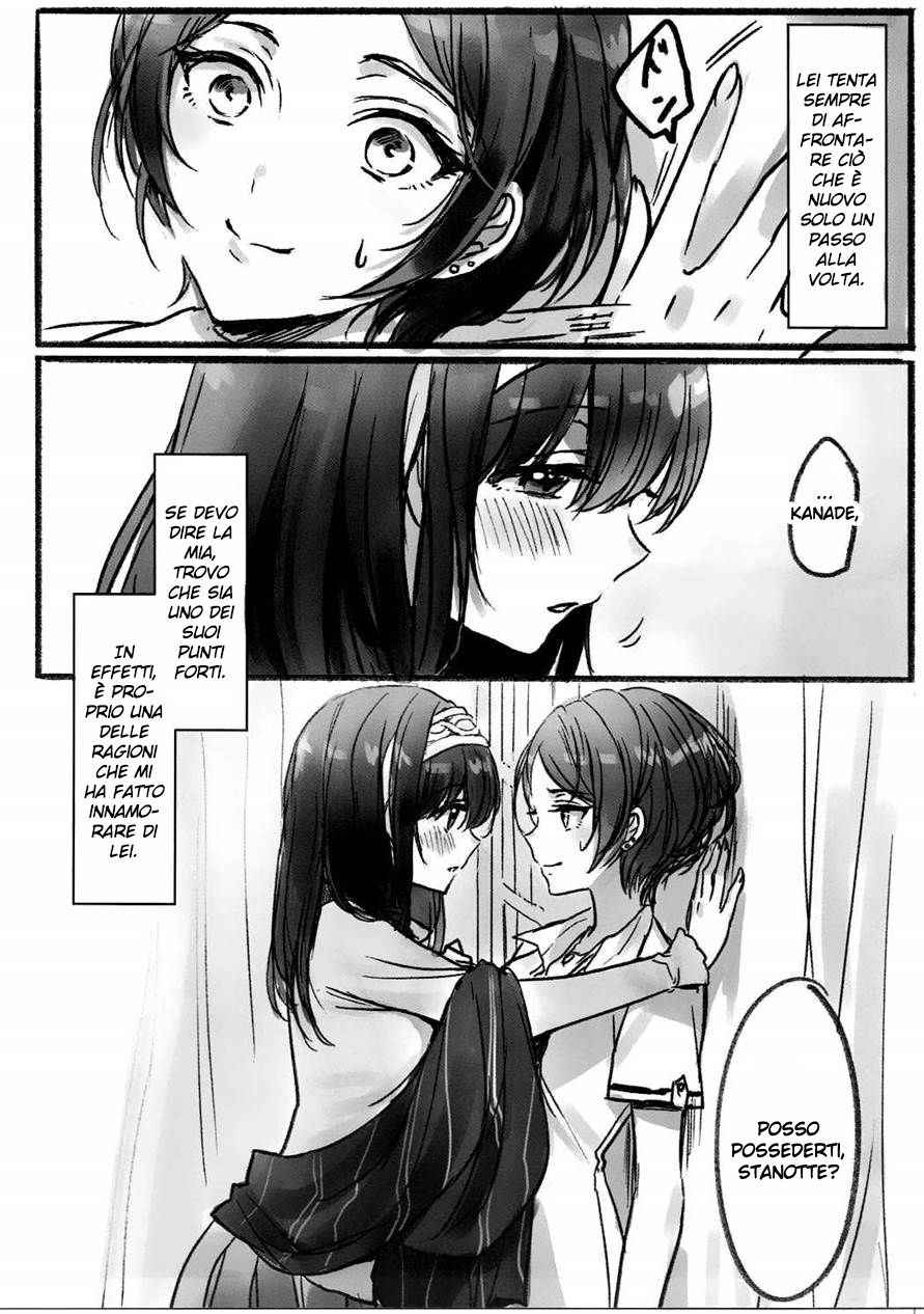 (Utahime Teien 11) [Tsuki no Uragawa (Romi)] Kanade-san, Daitemo Yoroshii Deshouka | Kanade, Can I Hold You Tonight? (THE IDOLM@STER CINDERELLA GIRLS) [Italian] {Hentai Fantasy}