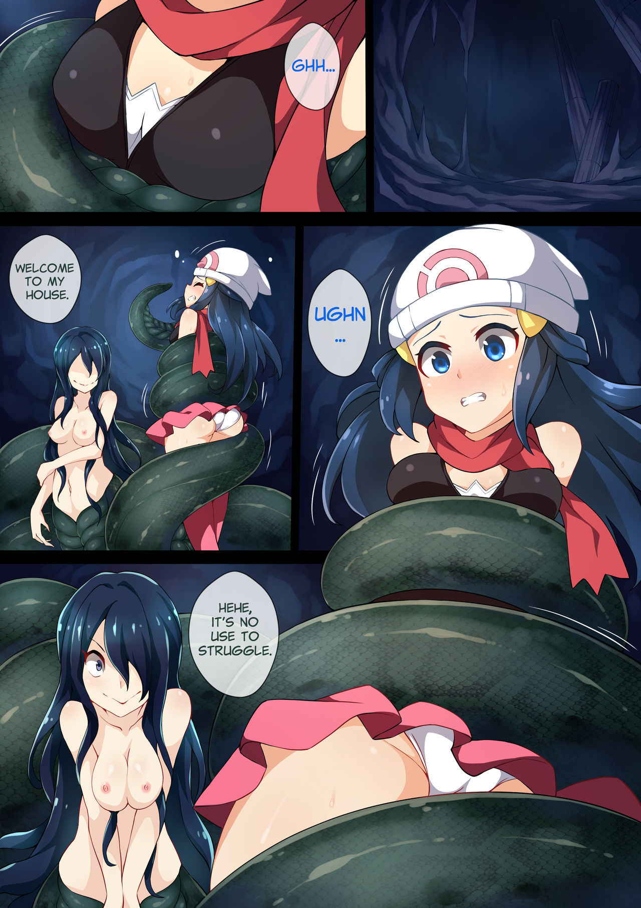 [Mist Night (Arniro)] Hell Of Swallowed (Hikari with Lamia) (Pokemon) [English]