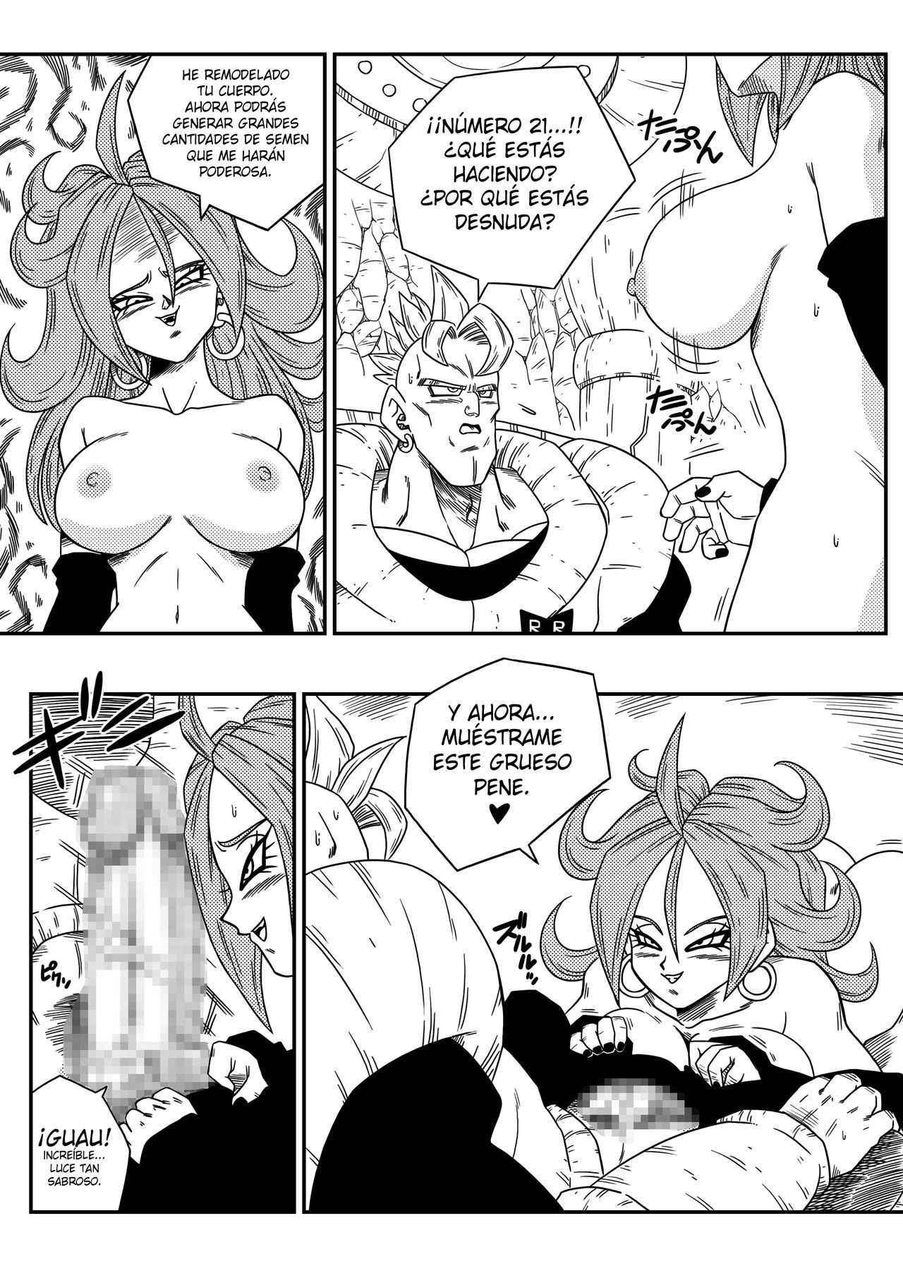 [Yamamoto] Kyonyuu Android Sekai Seiha o Netsubou!! Android 21 Shutsugen!! | ¡ANDROIDE VOLUPTUOSA QUIERE DOMINAR EL MUNDO! (Dragon Ball FighterZ) [Spanish]