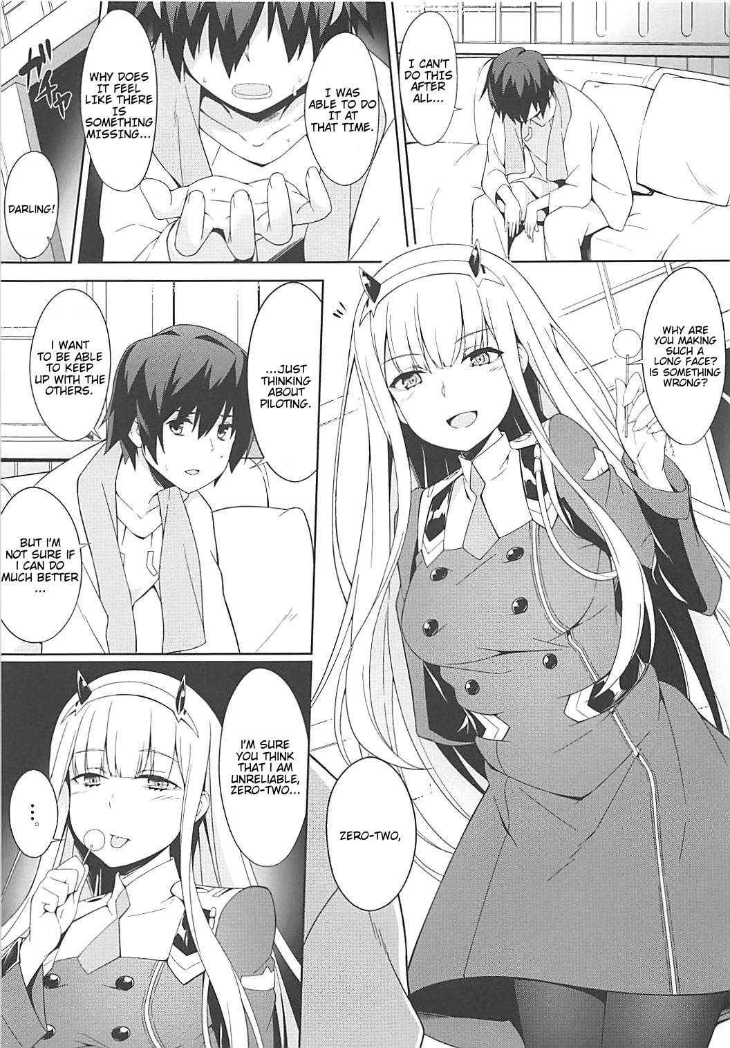 (COMIC1☆13) [Otukimi Koubo (Akizora Momidi)] Darling Escort (DARLING in the FRANXX) [English] [PerceptivePercival]