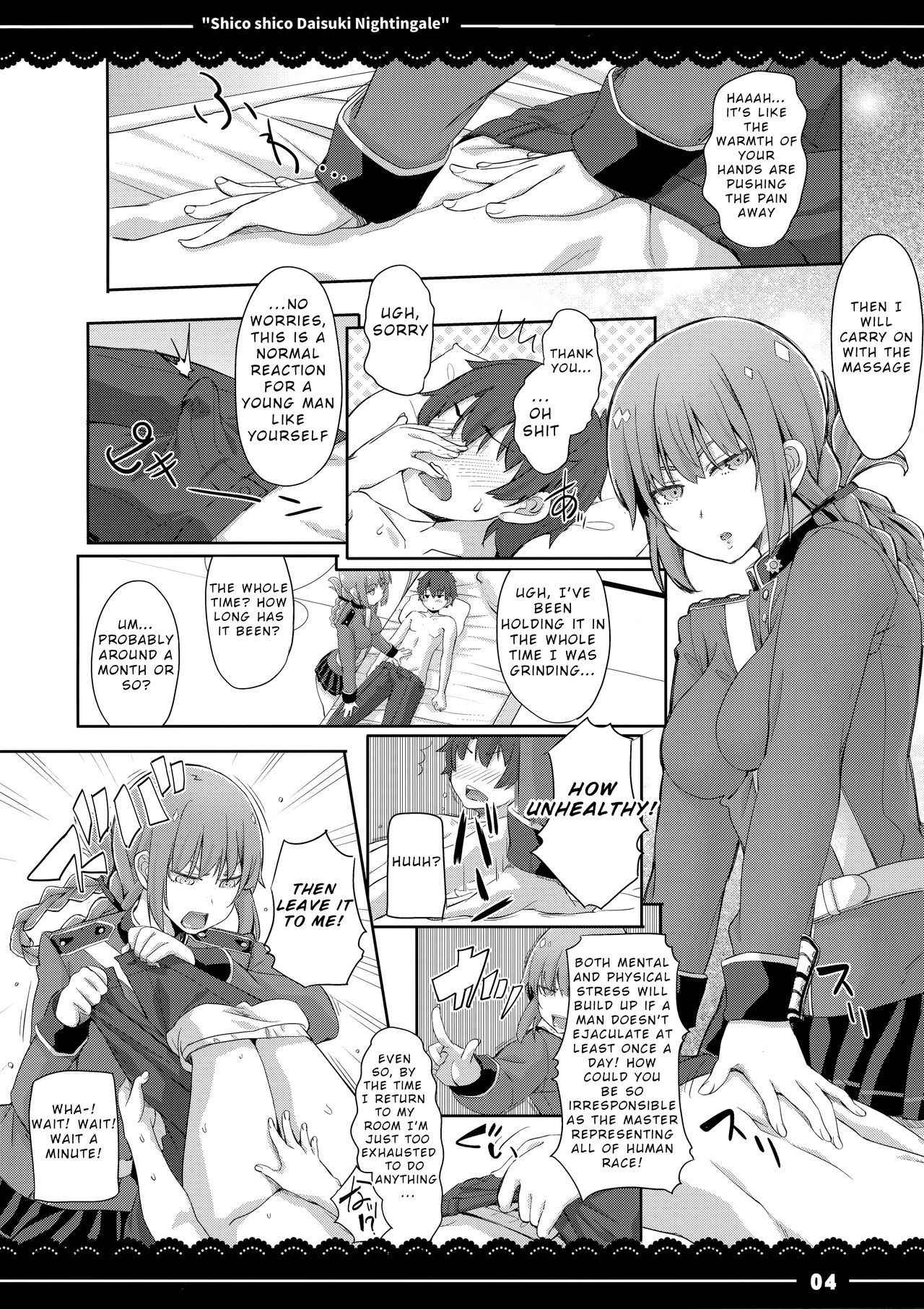 (COMIC1☆13) [Itou Life] Shikoshiko Daisuki Nightingale + Kaijou Gentei Omakebon (Fate/Grand Order) [English] [NHNL]