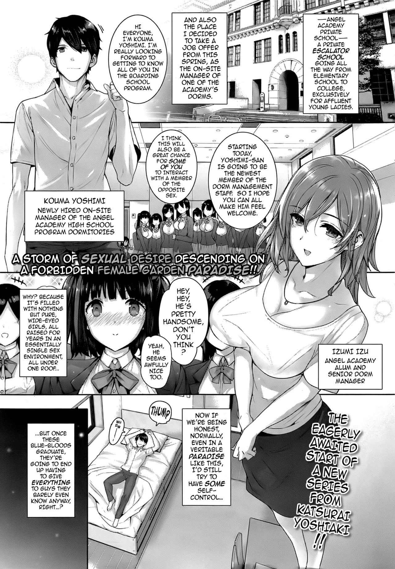 [Katsurai Yoshiaki] Amatsuka Gakuen no Ryoukan Seikatsu | Angel Academy's Hardcore Dorm Sex Life 1, 3.5-5 [English] {darknight} [Digital]