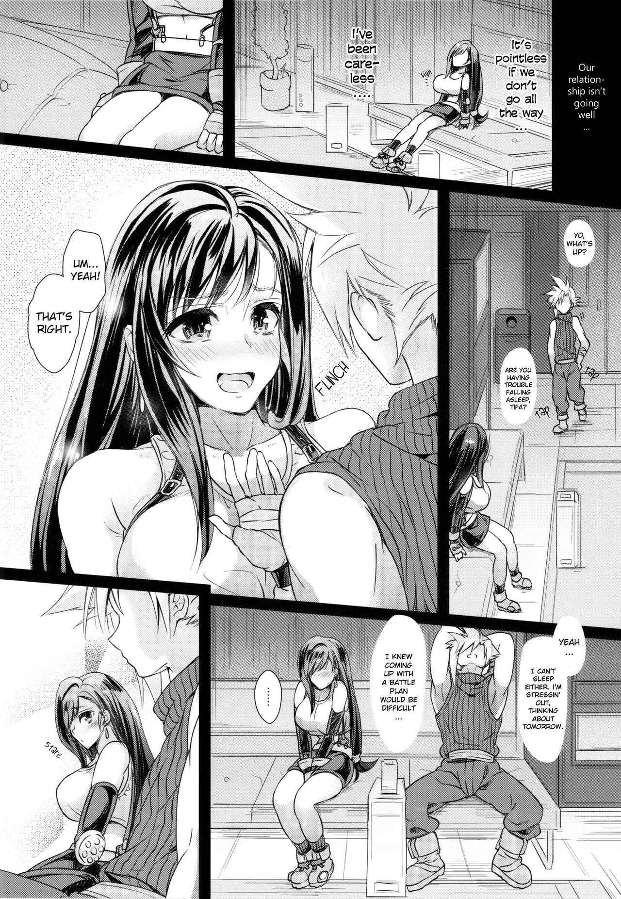 (Futaket 12) [Samurai Ninja GREENTEA] Futanari Doutei Tifa San -Junjou- Inran Mesuchinpo Kairaku Ochi + Paper (Final Fantasy VII) [English] [Manab&]