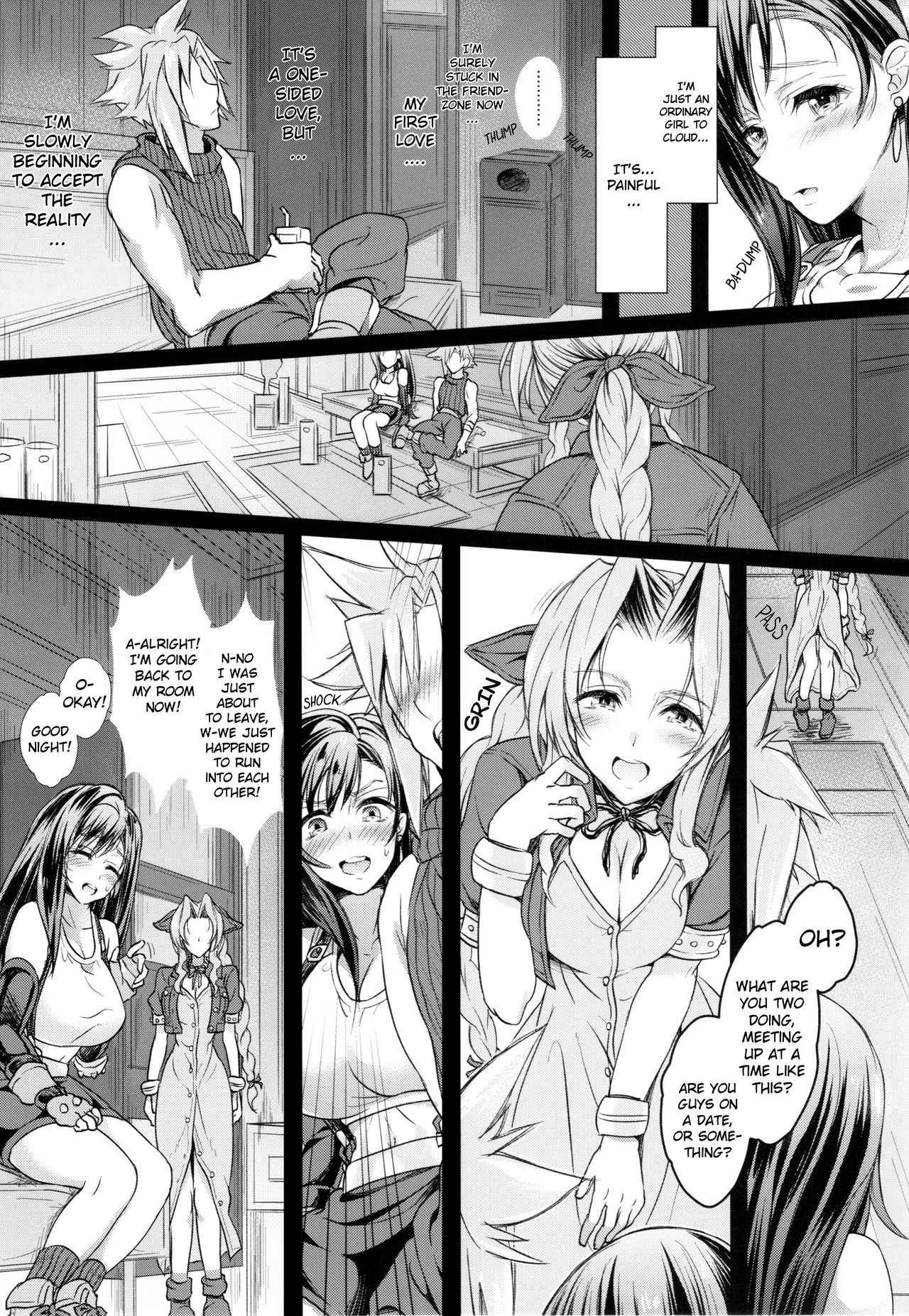 (Futaket 12) [Samurai Ninja GREENTEA] Futanari Doutei Tifa San -Junjou- Inran Mesuchinpo Kairaku Ochi + Paper (Final Fantasy VII) [English] [Manab&]