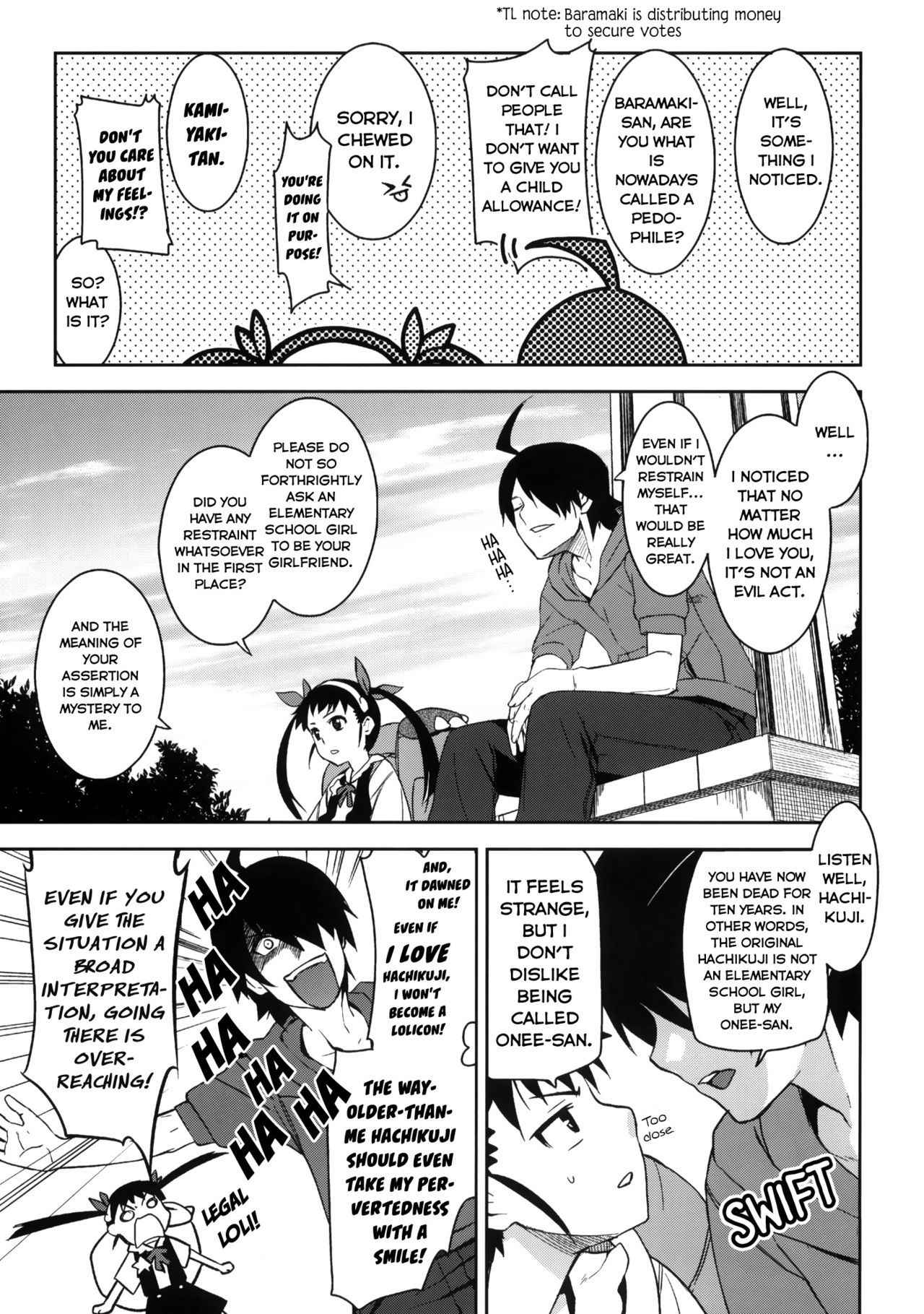 (C77) [Jingai Makyou (Inue Shinsuke)] Mayoi Kondara | Mayoi Roller (Bakemonogatari) [English] [EHCOVE]