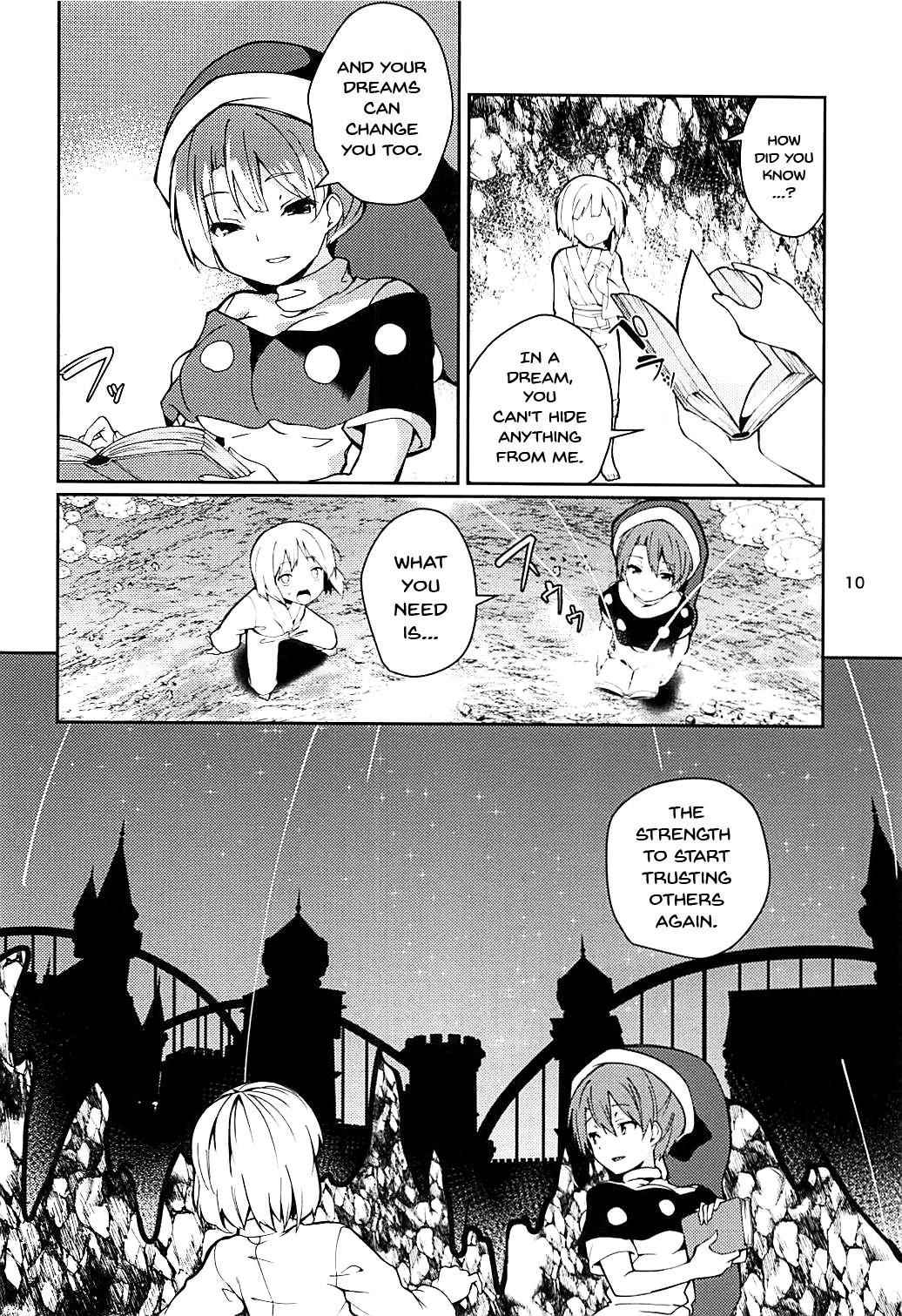 (Reitaisai 15) [Tetsu no Otoshigo (Chirorian)] Doremy-san to Boku no Tousou Yume | Doramy-san And My Escape Dream (Touhou Project) [English] {Doujins.com}