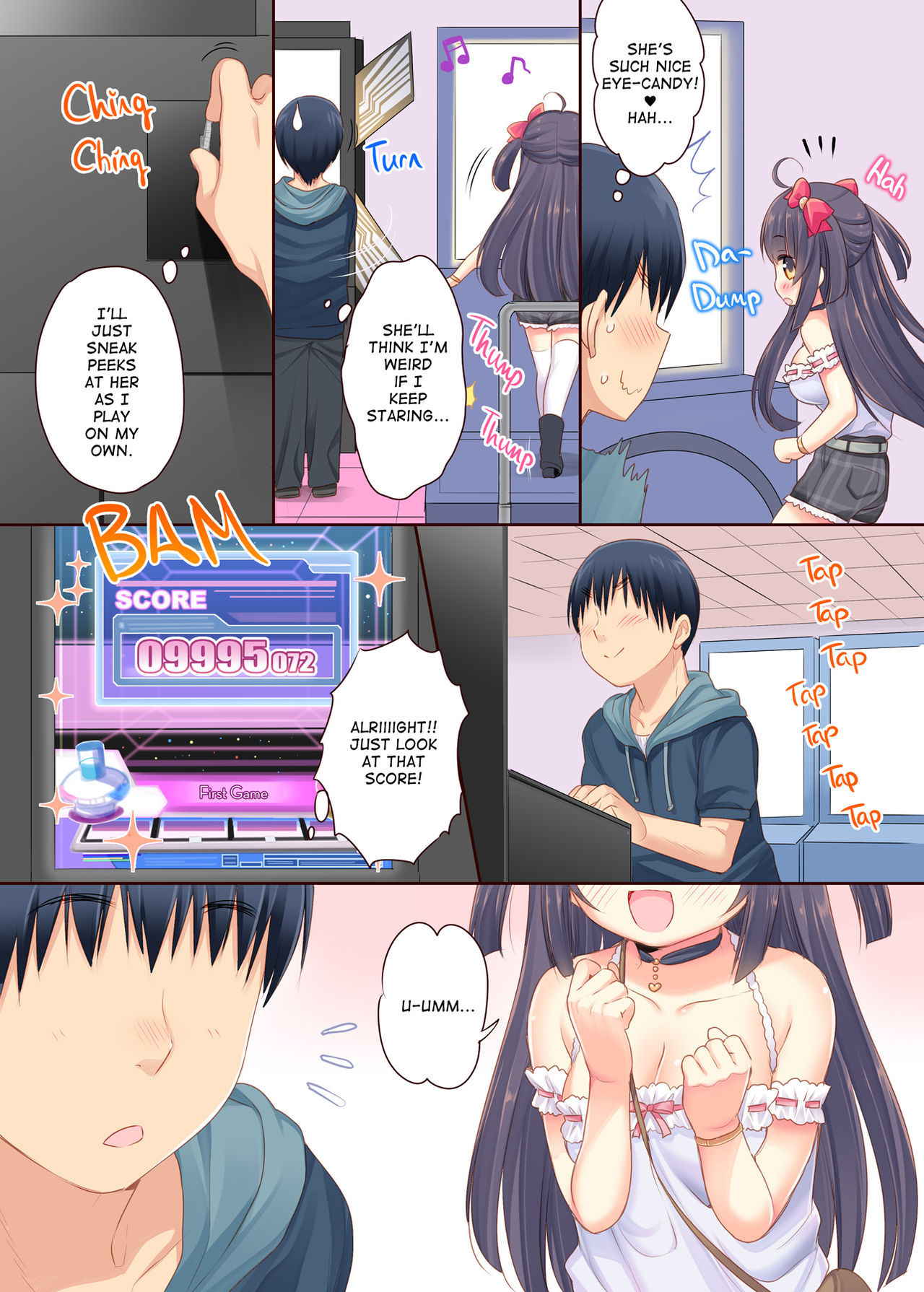 [Triangle! (Usashiro Mani)] GaCen Hime to DT Otoko no Ichaicha Kozukuri Love Sex | Arcade Princess And a Virgin Boy Who Make Out And Have Lovey-Dovey Baby-Making Sex [English] [2d-market.com] [Decensored] [Digital]