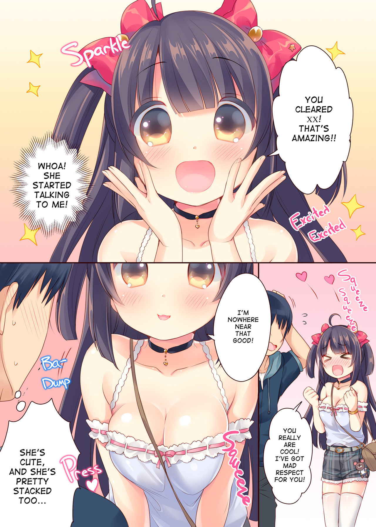 [Triangle! (Usashiro Mani)] GaCen Hime to DT Otoko no Ichaicha Kozukuri Love Sex | Arcade Princess And a Virgin Boy Who Make Out And Have Lovey-Dovey Baby-Making Sex [English] [2d-market.com] [Decensored] [Digital]