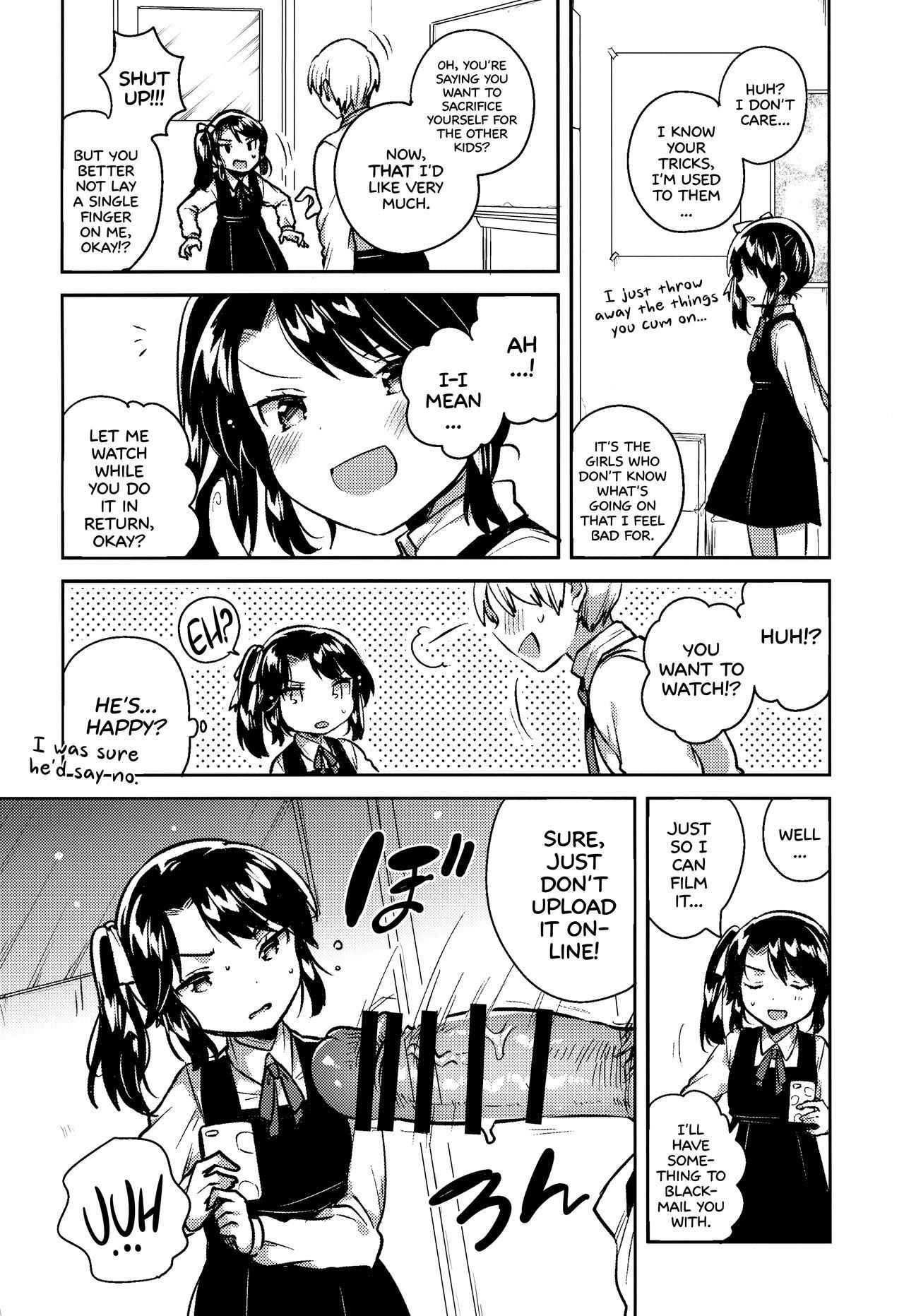 (SC2018 Spring) [squeezecandyheaven (Ichihaya)] Sensei wa Lolicon de Saitei Hentai no Gomikuzu [Zen] + Omake | My Teacher is a Perverted Pedophile Shithead and I Hate Him (First Half) + Bonus Story [English] [ATF]