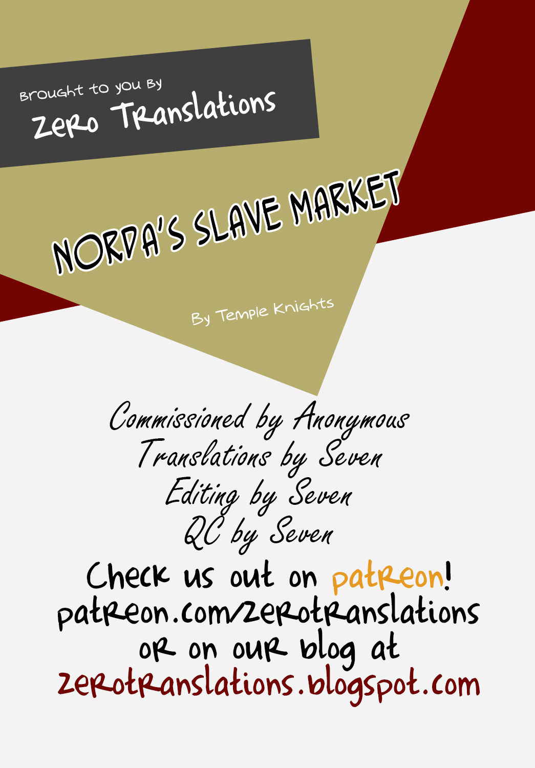 [Temple Knights] Norda's Slave Market | Norda no Dorei Ichiba (Fire Emblem) [English] [Zero Translations]