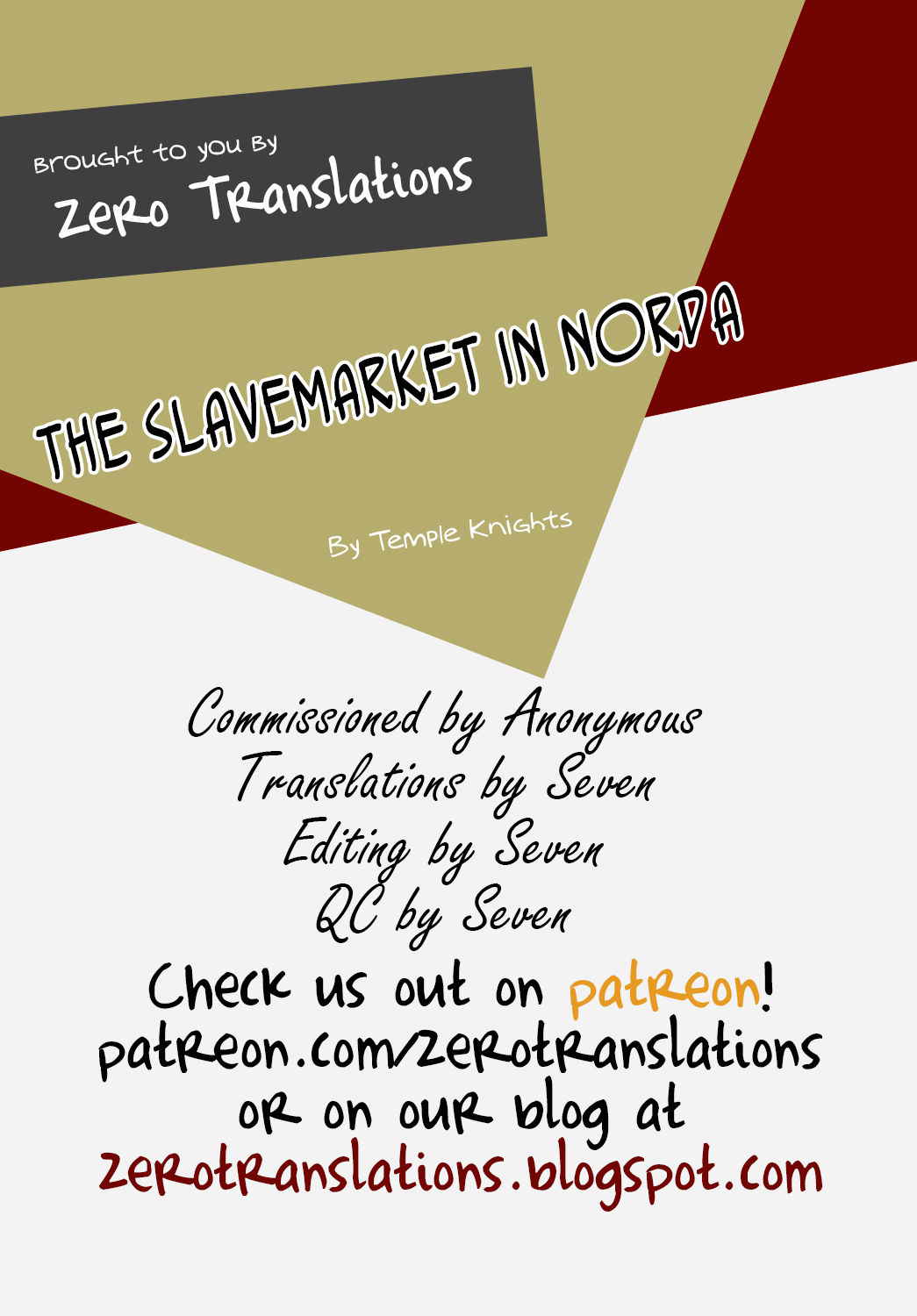 (C76)[Temple Knights] The Slavemarket in Norda (Fire Emblem) [English] [Zero Translations]