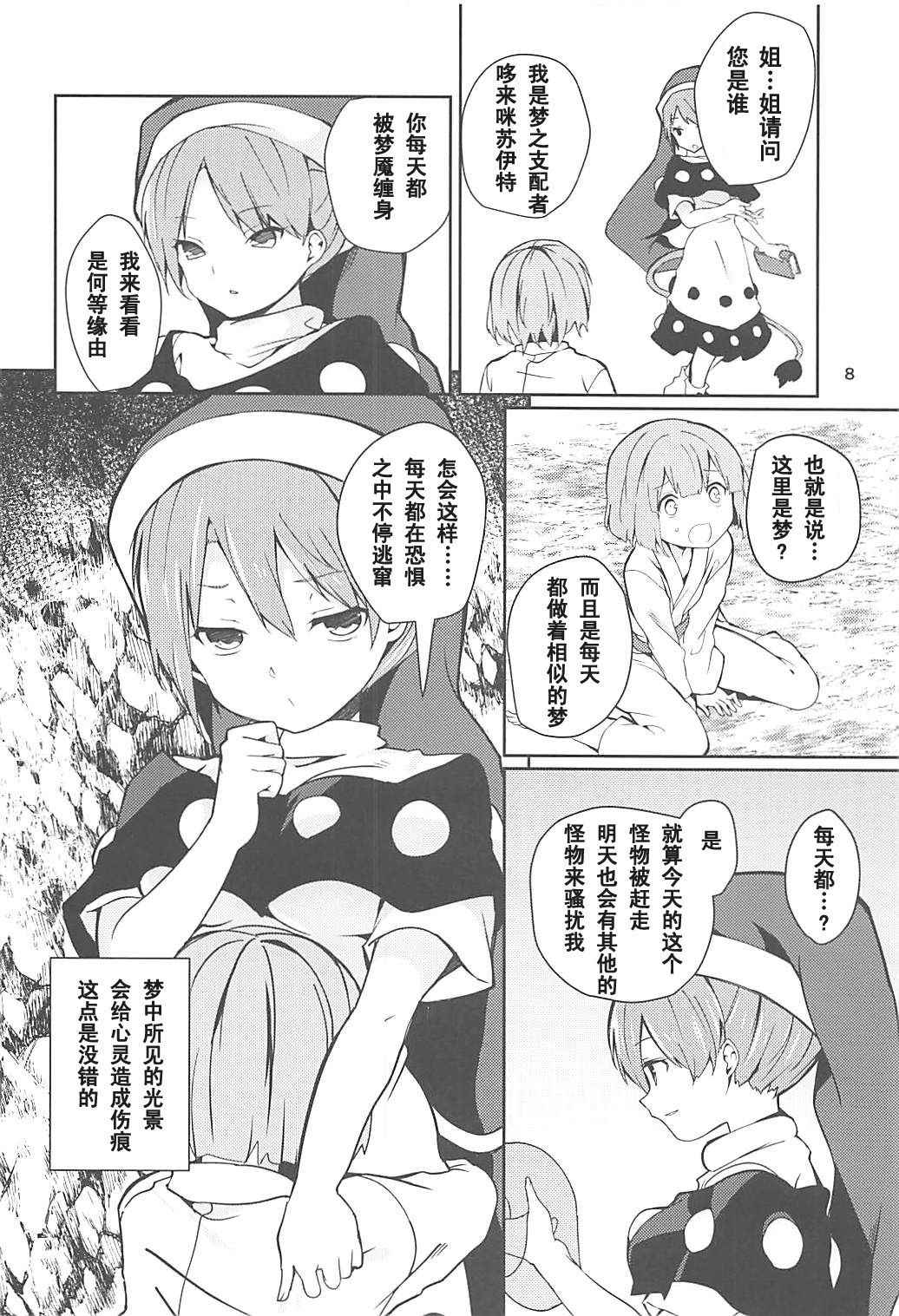 (Reitaisai 15) [Tetsu no Otoshigo (Chirorian)] Doremy-san to Boku no Tousou Yume (Touhou Project) [Chinese] [靴下汉化组]